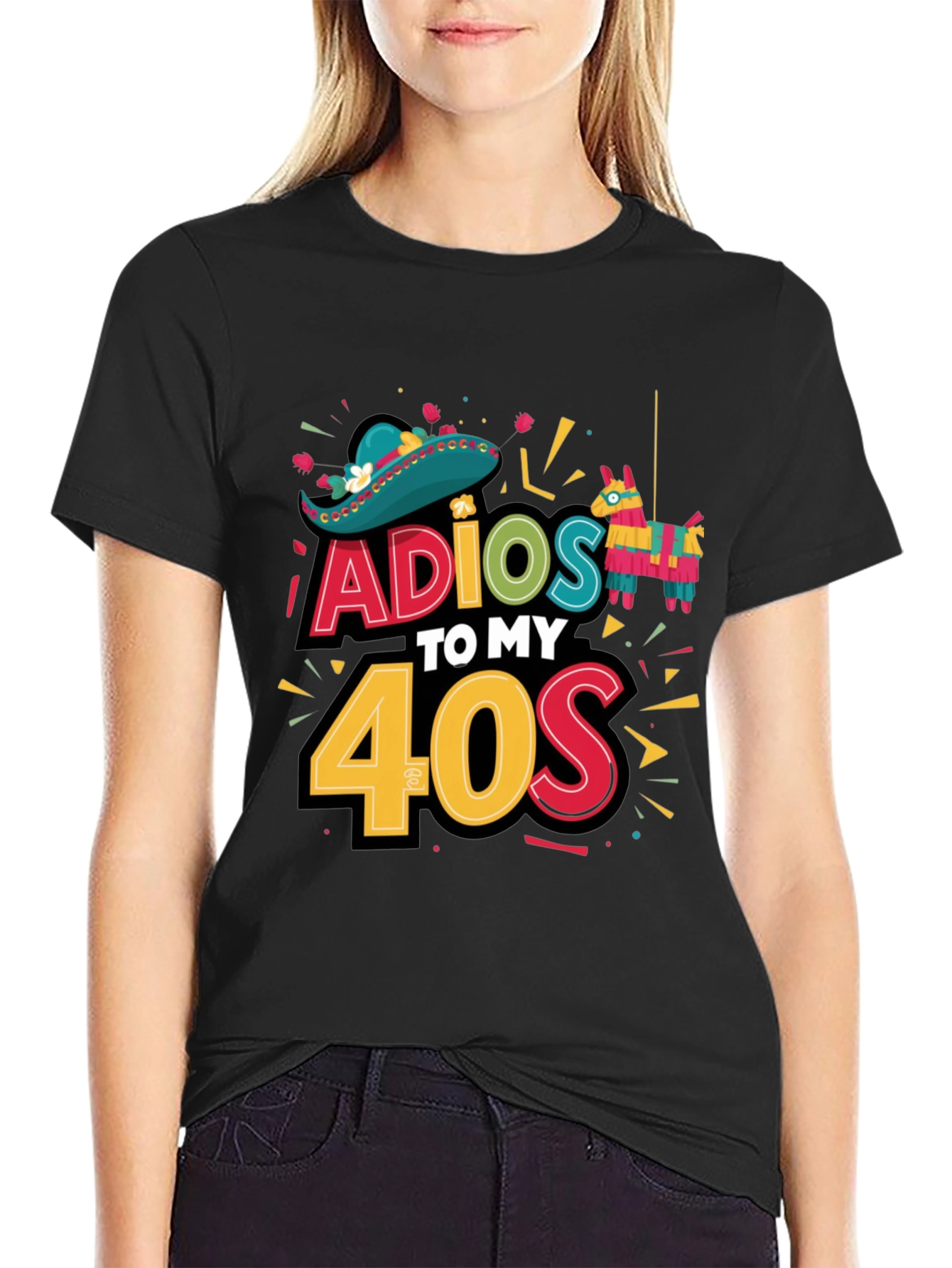 Adios to My 40s Fiesta Birthday T-Shirt
