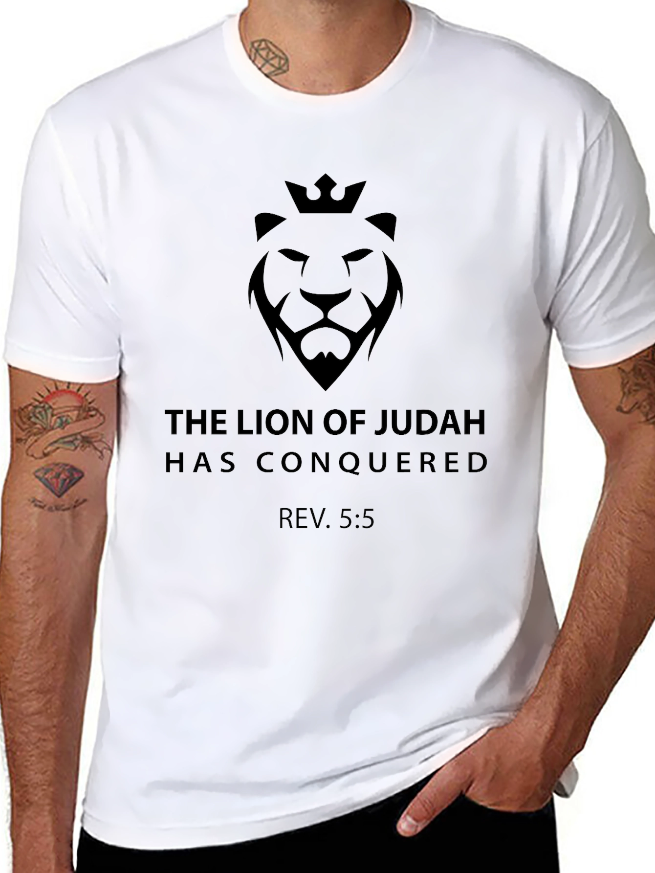 Lion of Judah T-Shirt - Religious Christian Tee