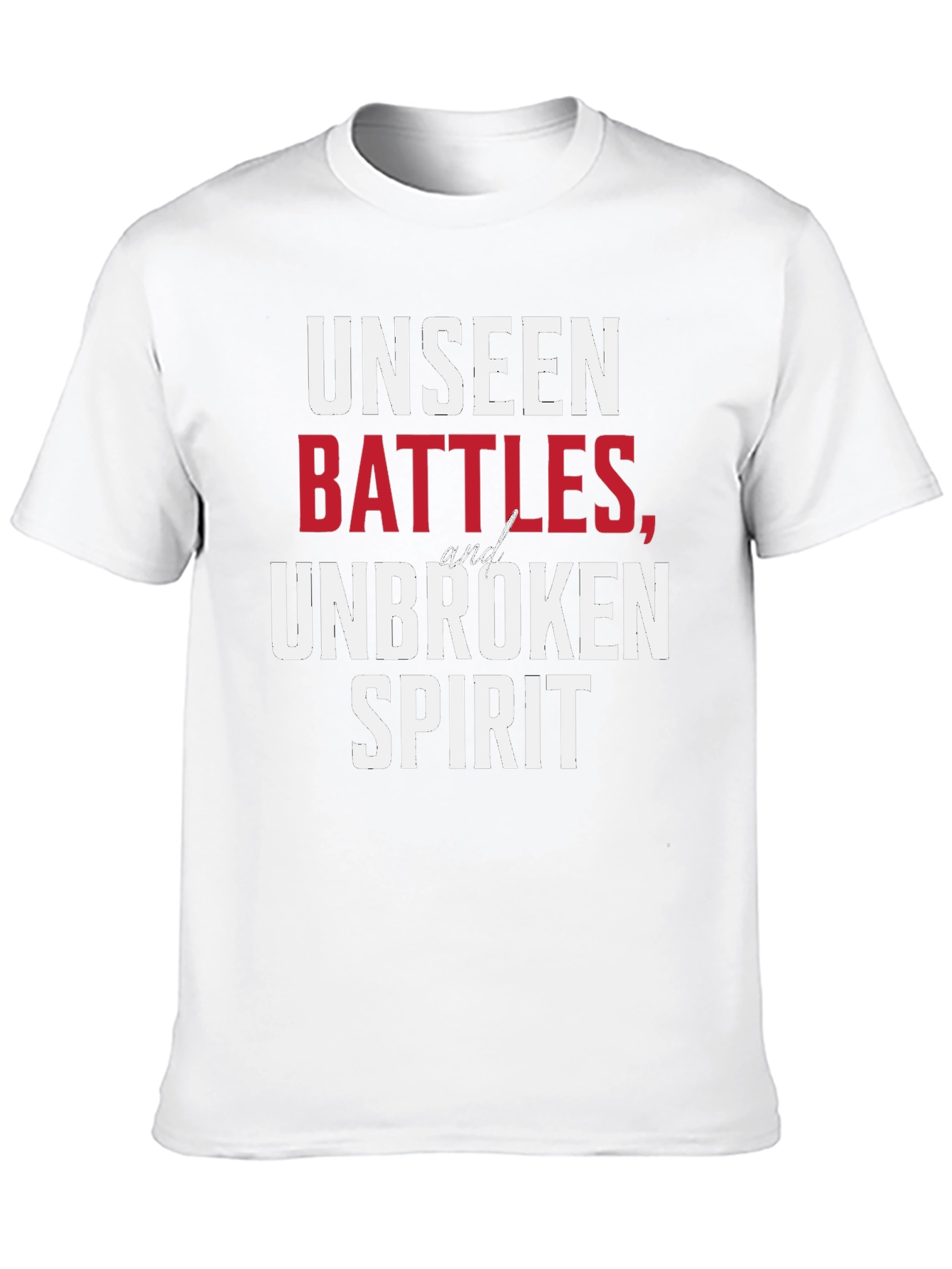Unseen Battles Unbroken Spirit Graphic Tee