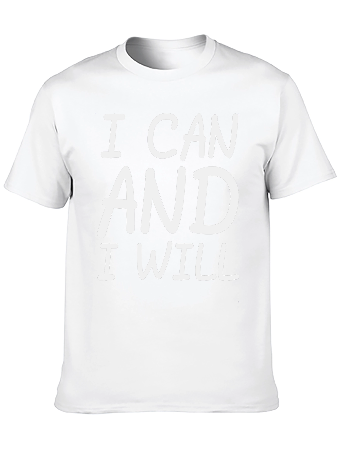 I Can and I Will Motivation T-Shirt