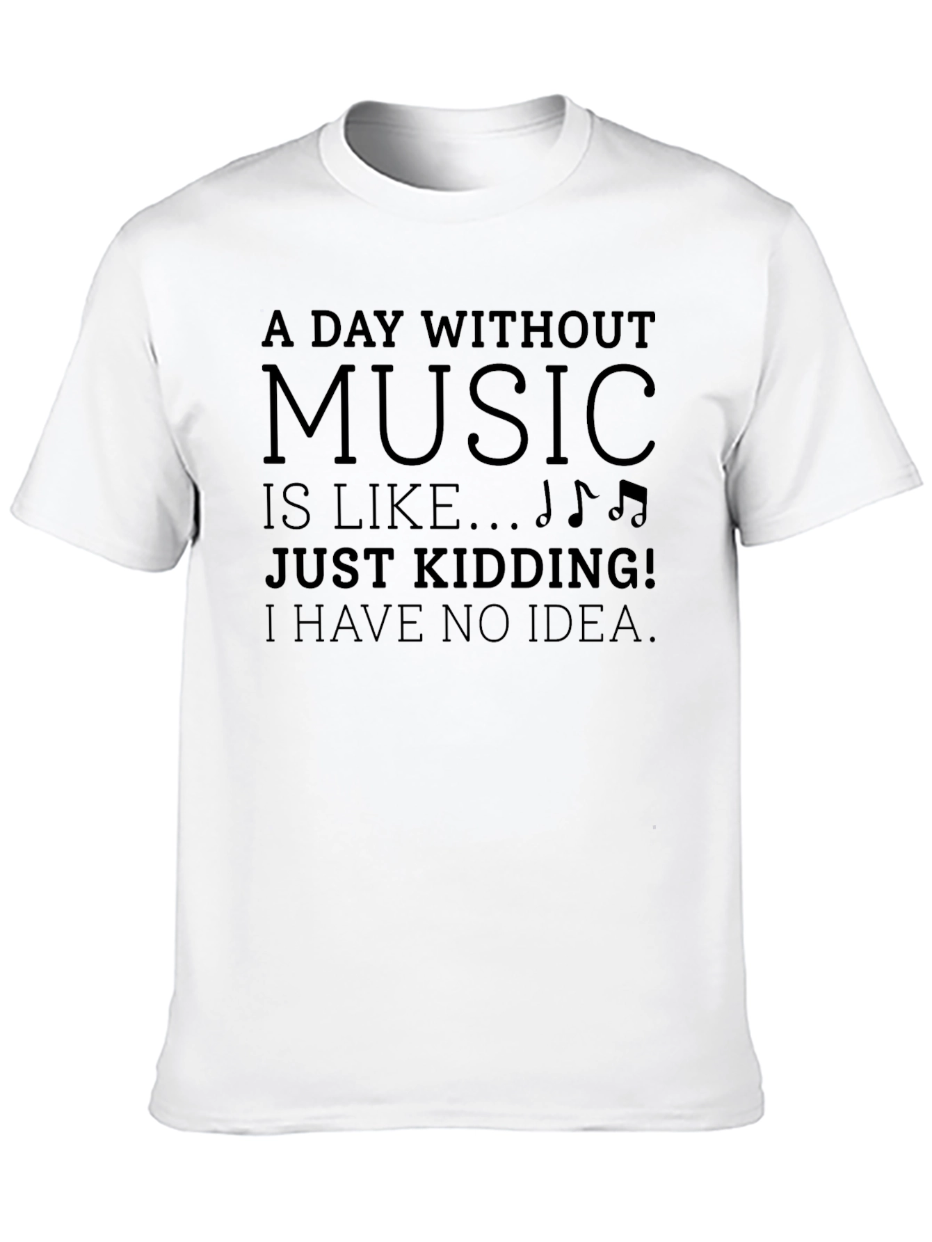 Music Lovers Tee: A Day Without Music