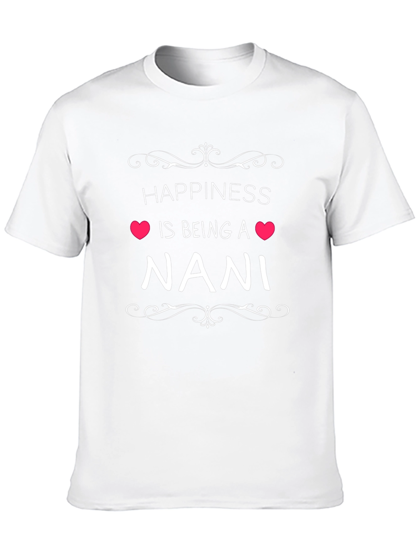 Happiness is Being a Nani Black T-Shirt