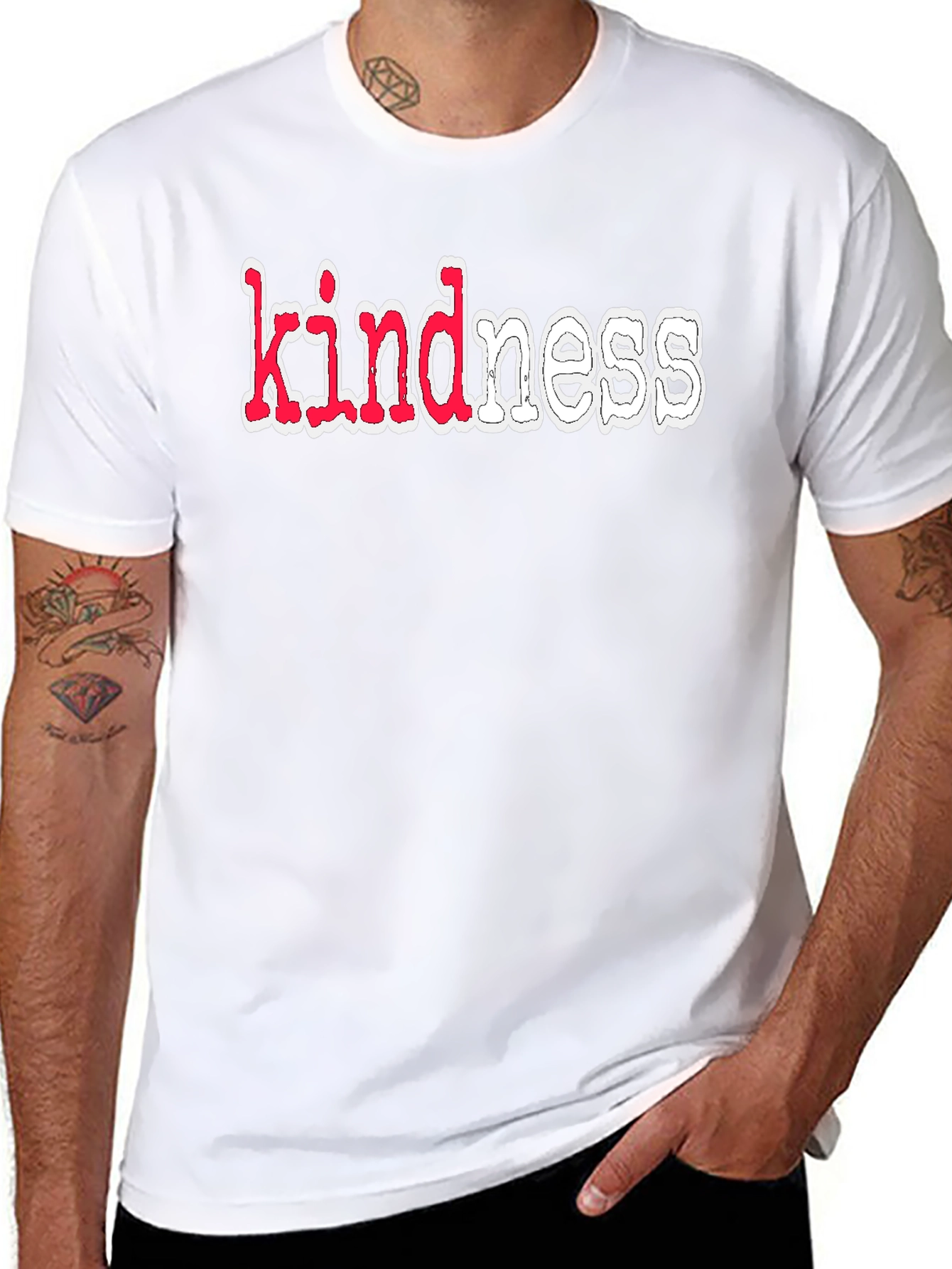 Kindness T-Shirt - Red Outline