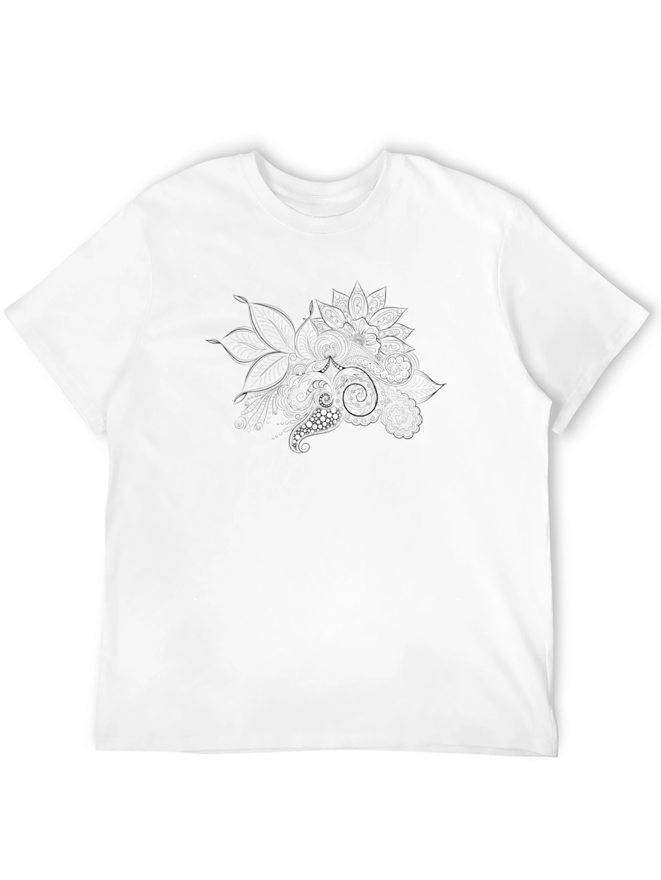 Ganesha Art Black T-Shirt for Men