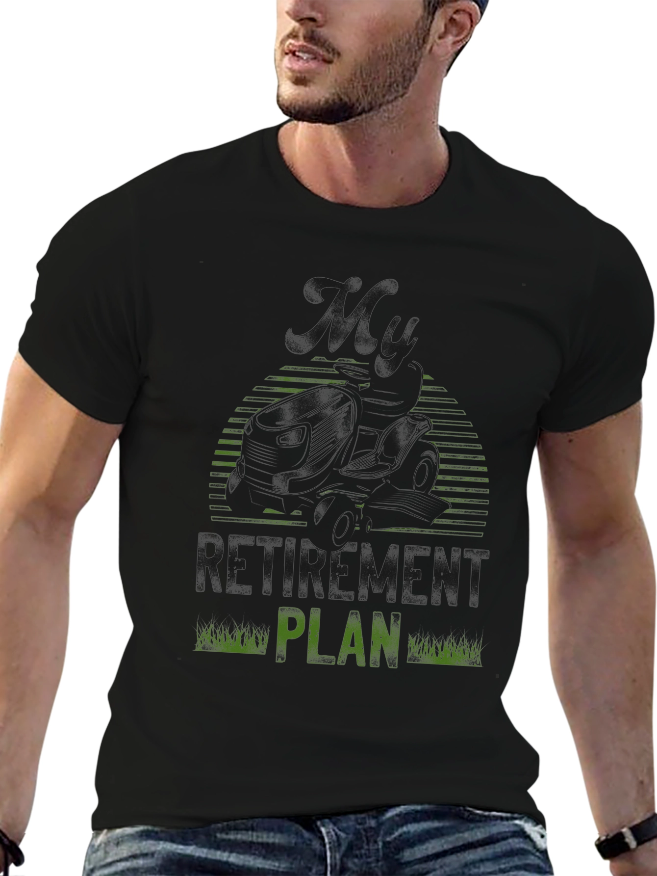 Golf Retirement Plan Black T-Shirt