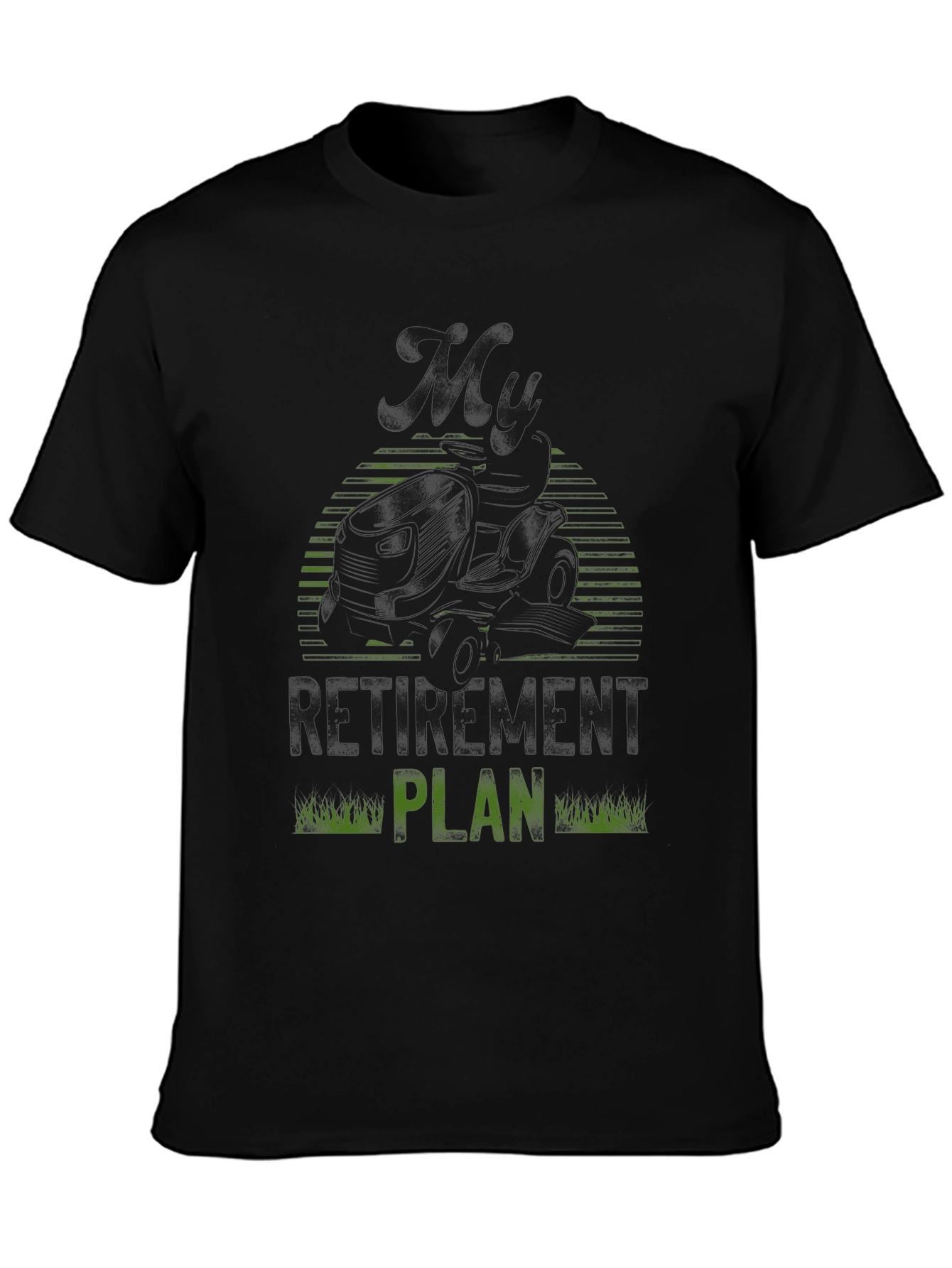 Golf Retirement Plan Black T-Shirt