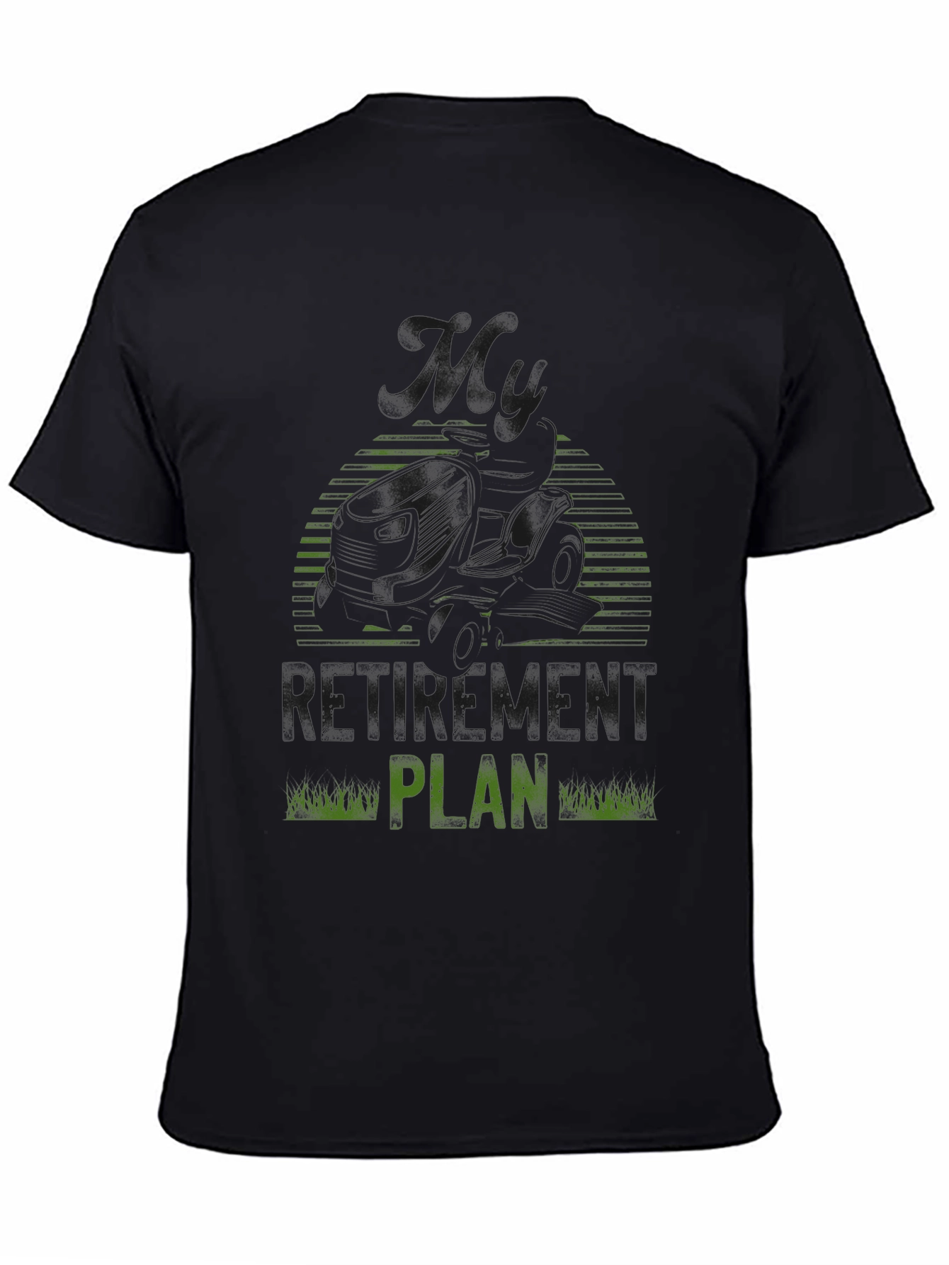 Golf Retirement Plan Black T-Shirt