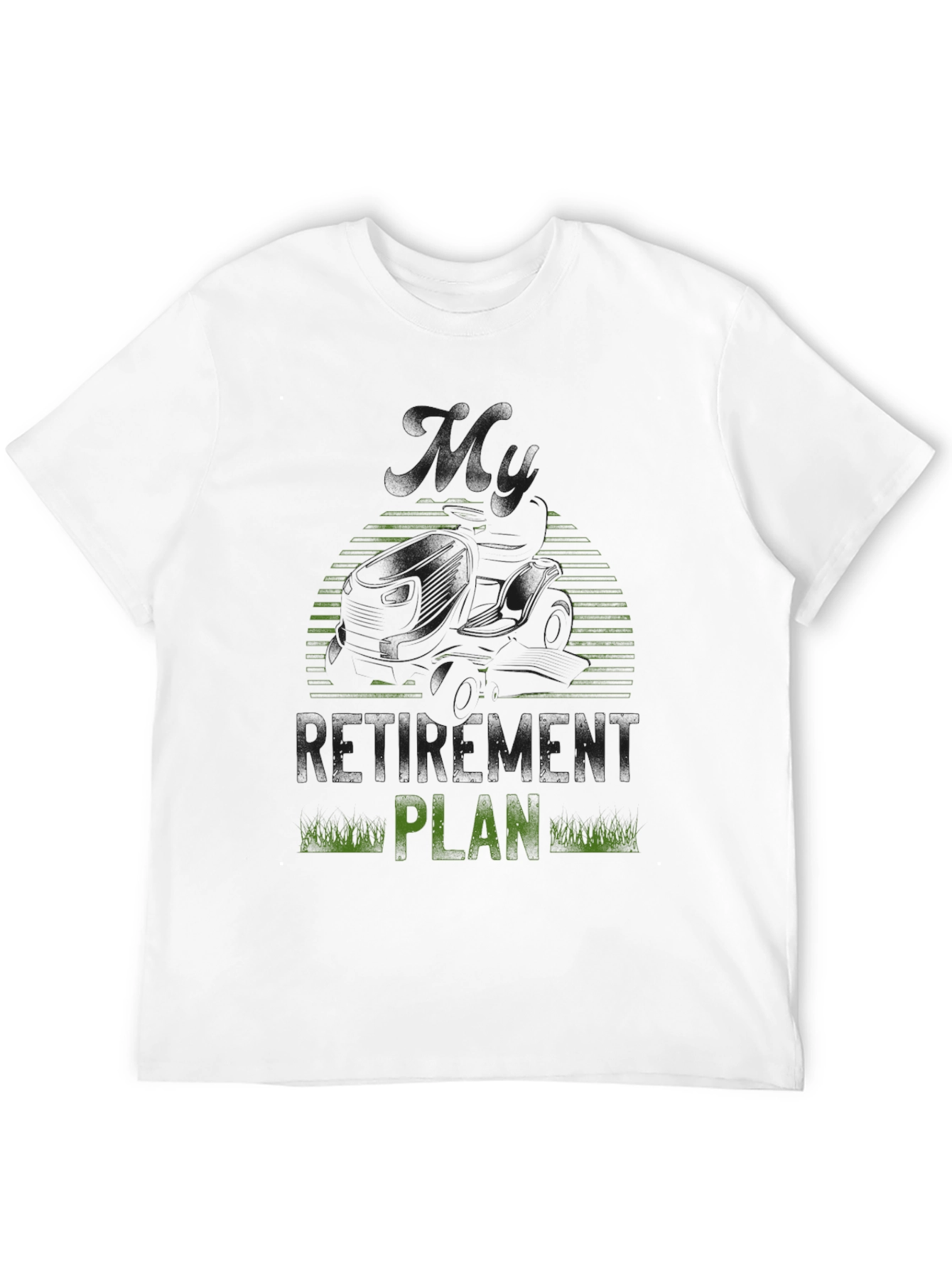 Golf Retirement Plan Black T-Shirt