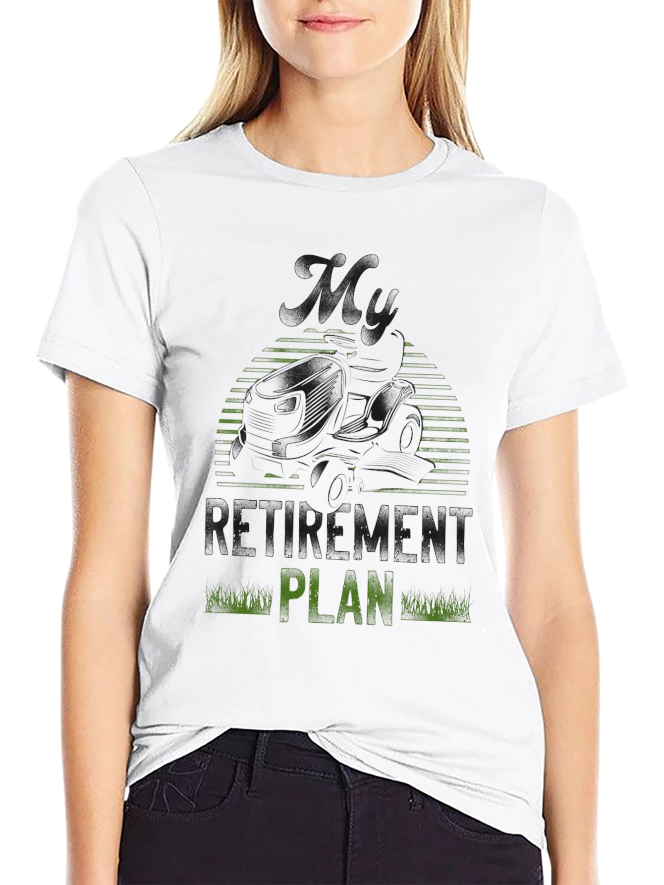 Golf Retirement Plan Black T-Shirt