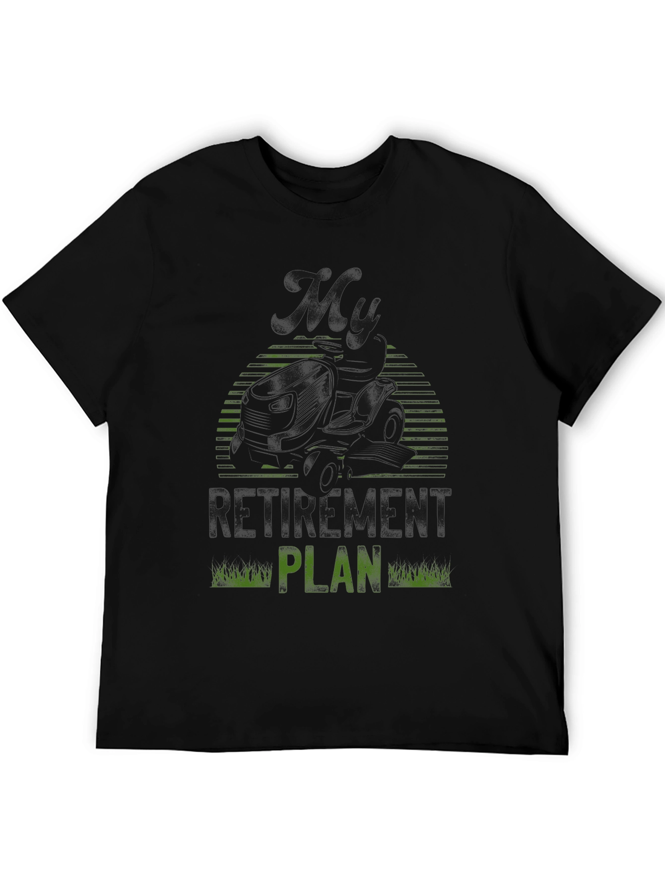 Golf Retirement Plan Black T-Shirt