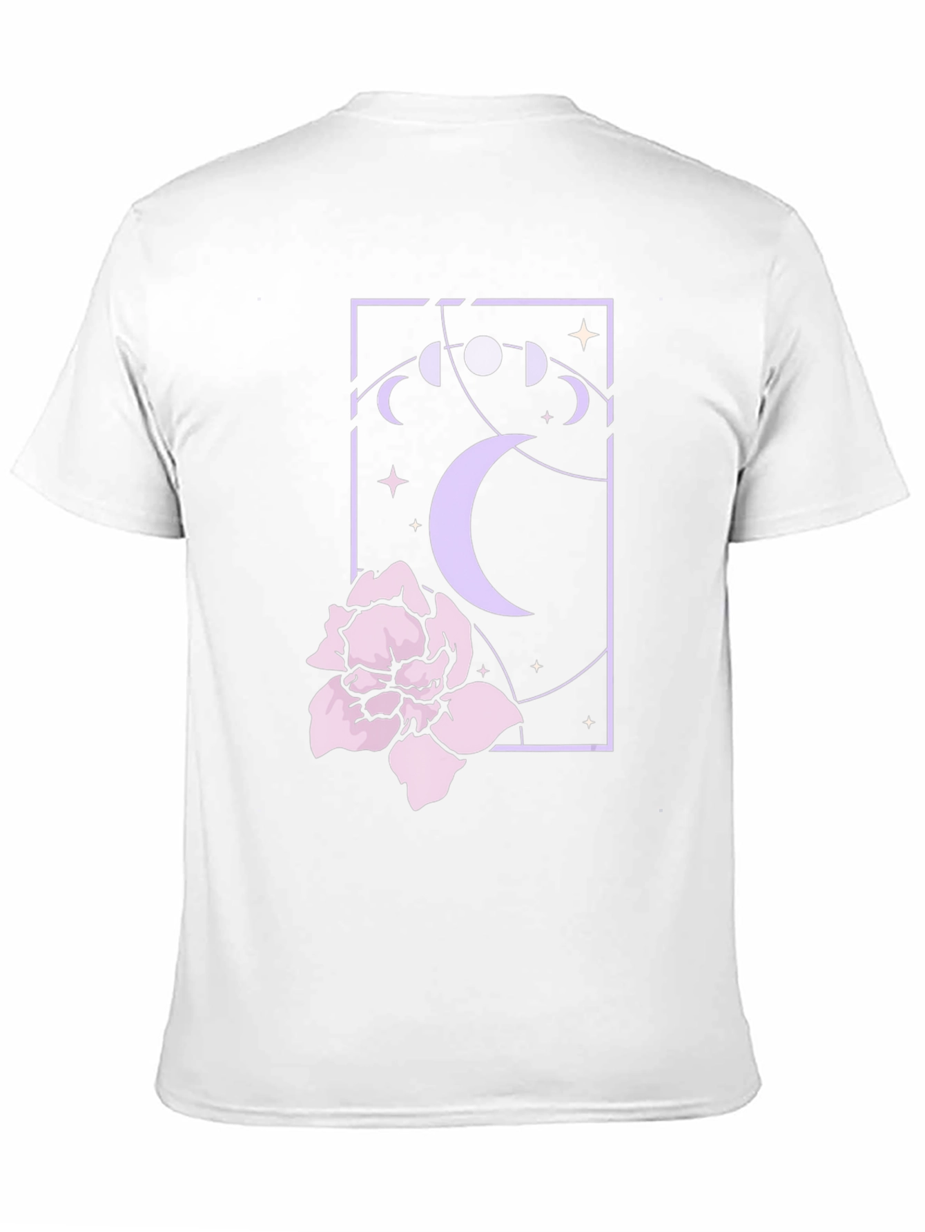Mystic Moonflower Graphic Tee - Black