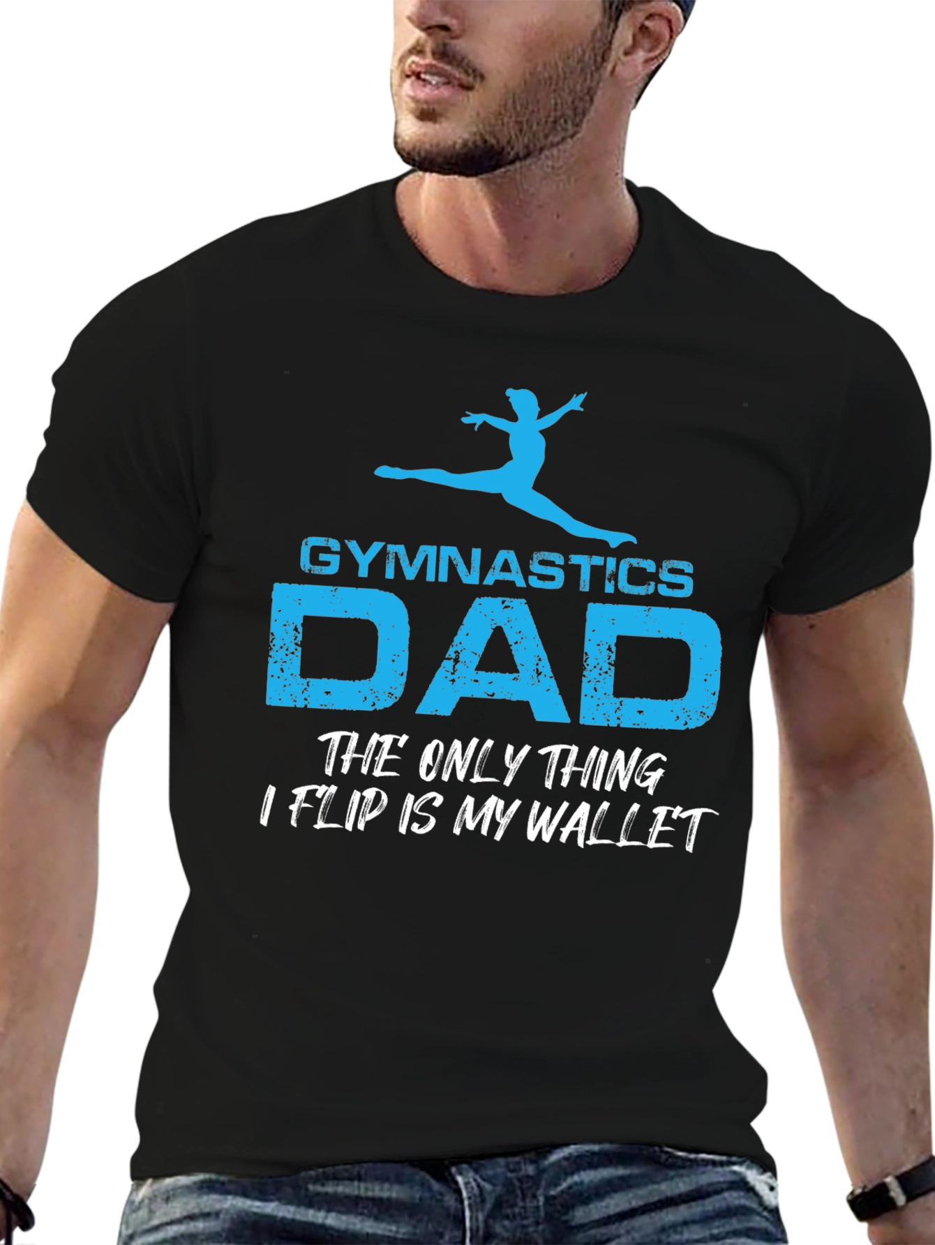 Gymnastics Dad T-Shirt - Funny Fathers Day Gift