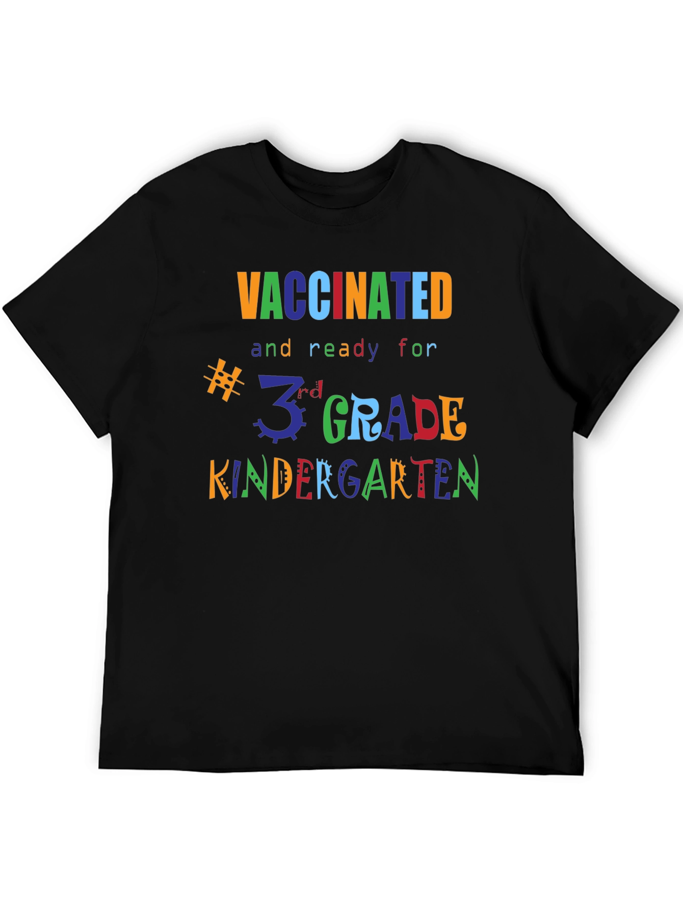 Vaccinated & Ready 3rd Grade Back to School T-Shirt