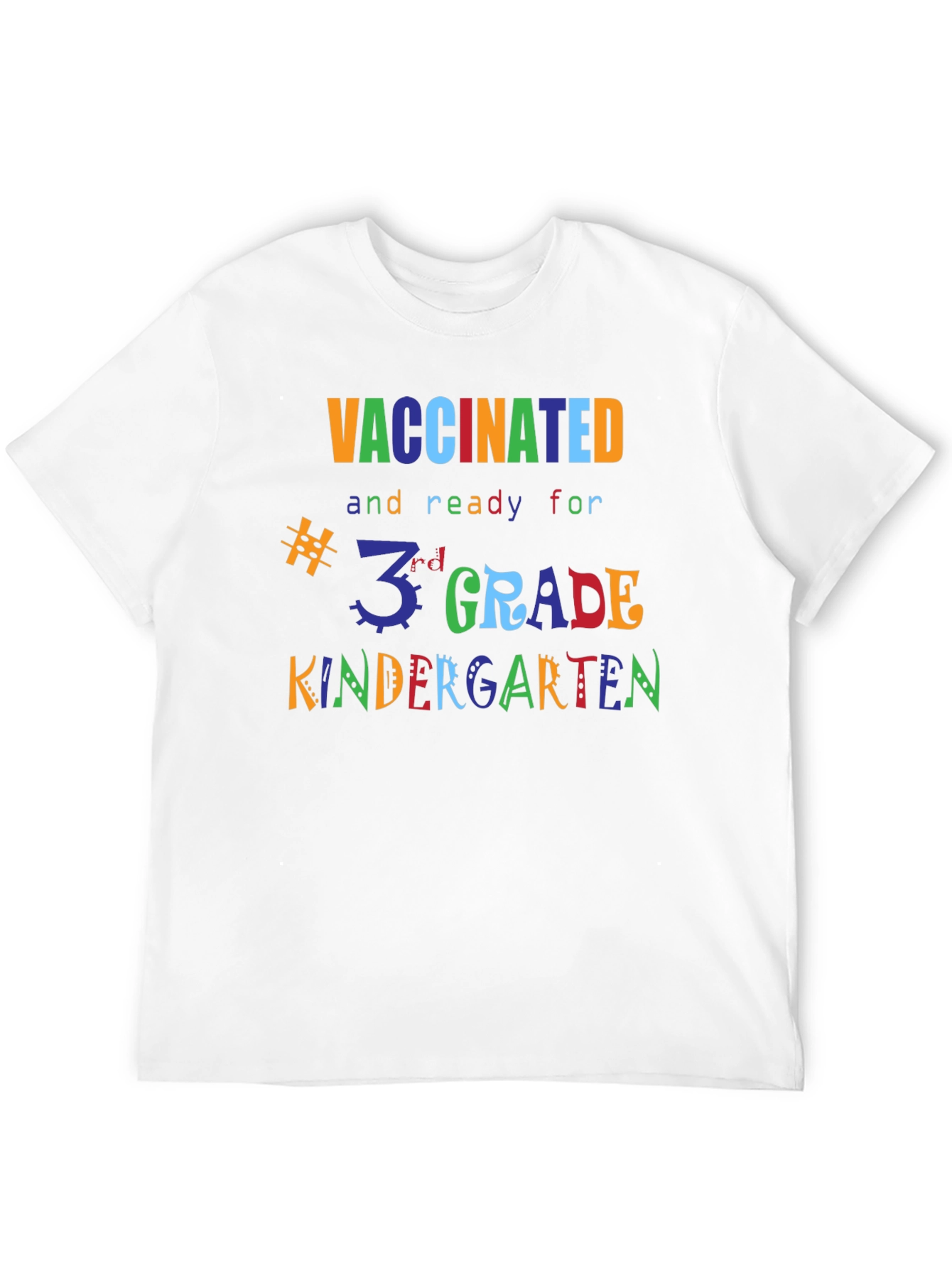 Vaccinated & Ready 3rd Grade Back to School T-Shirt