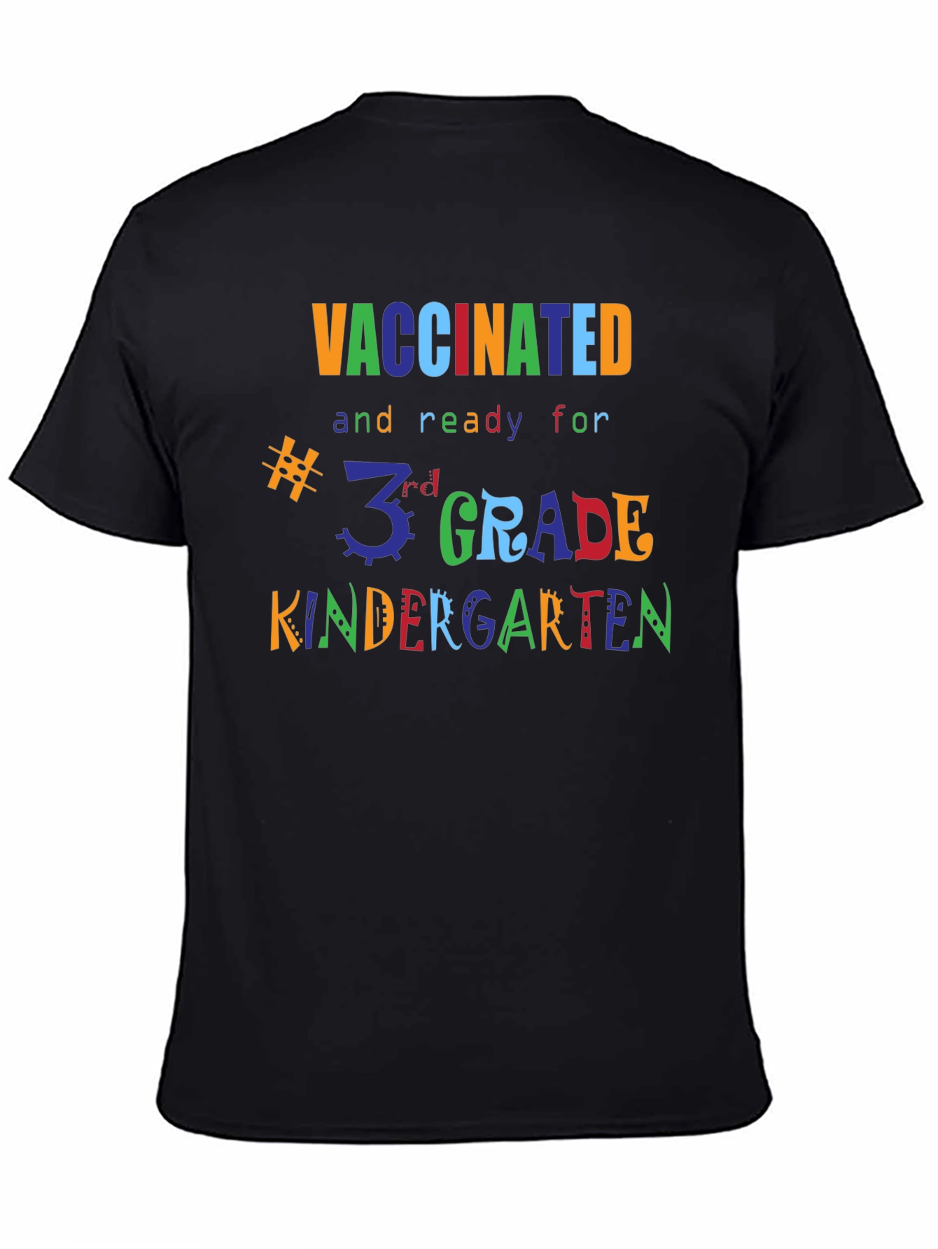 Vaccinated & Ready 3rd Grade Back to School T-Shirt