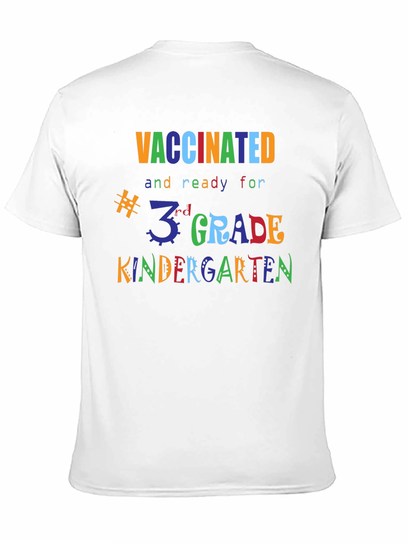 Vaccinated & Ready 3rd Grade Back to School T-Shirt