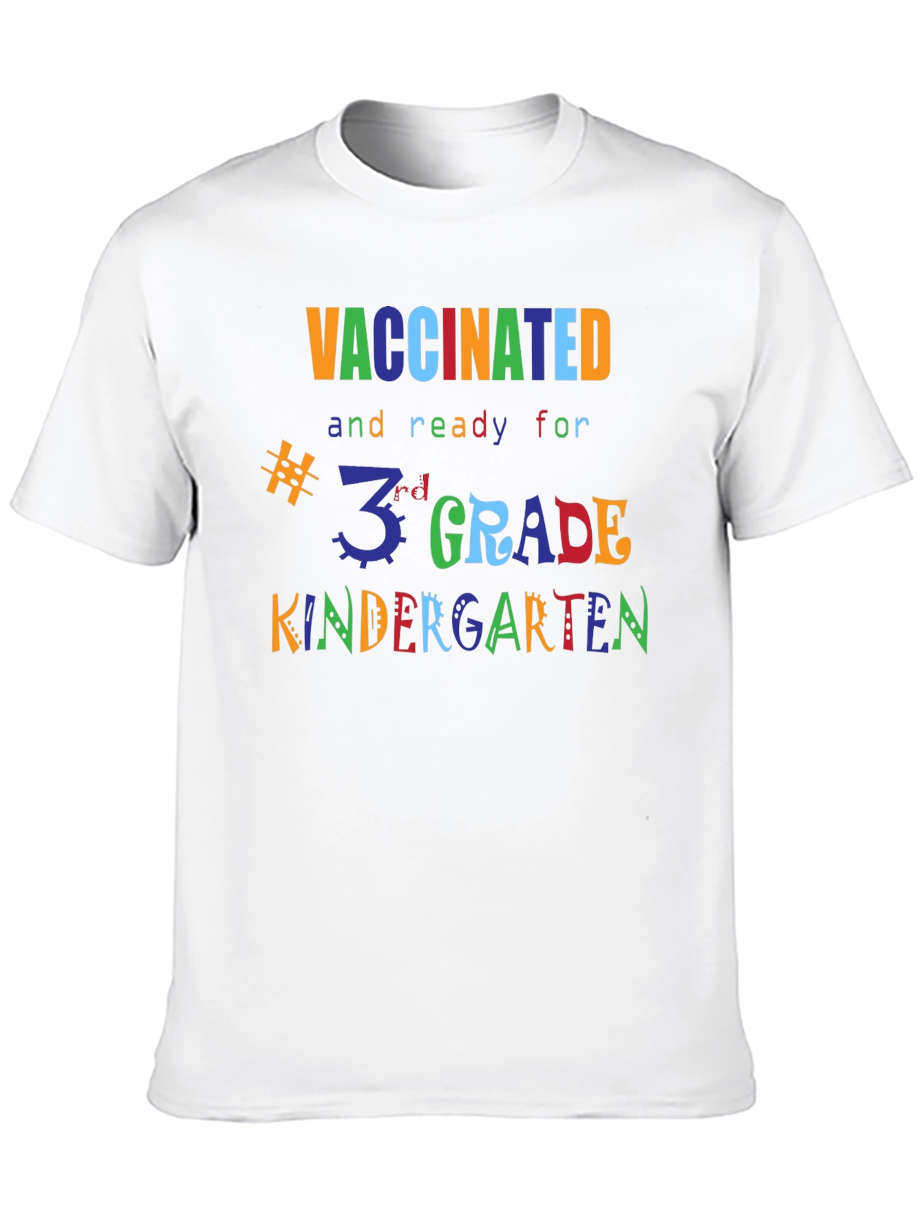 Vaccinated & Ready 3rd Grade Back to School T-Shirt