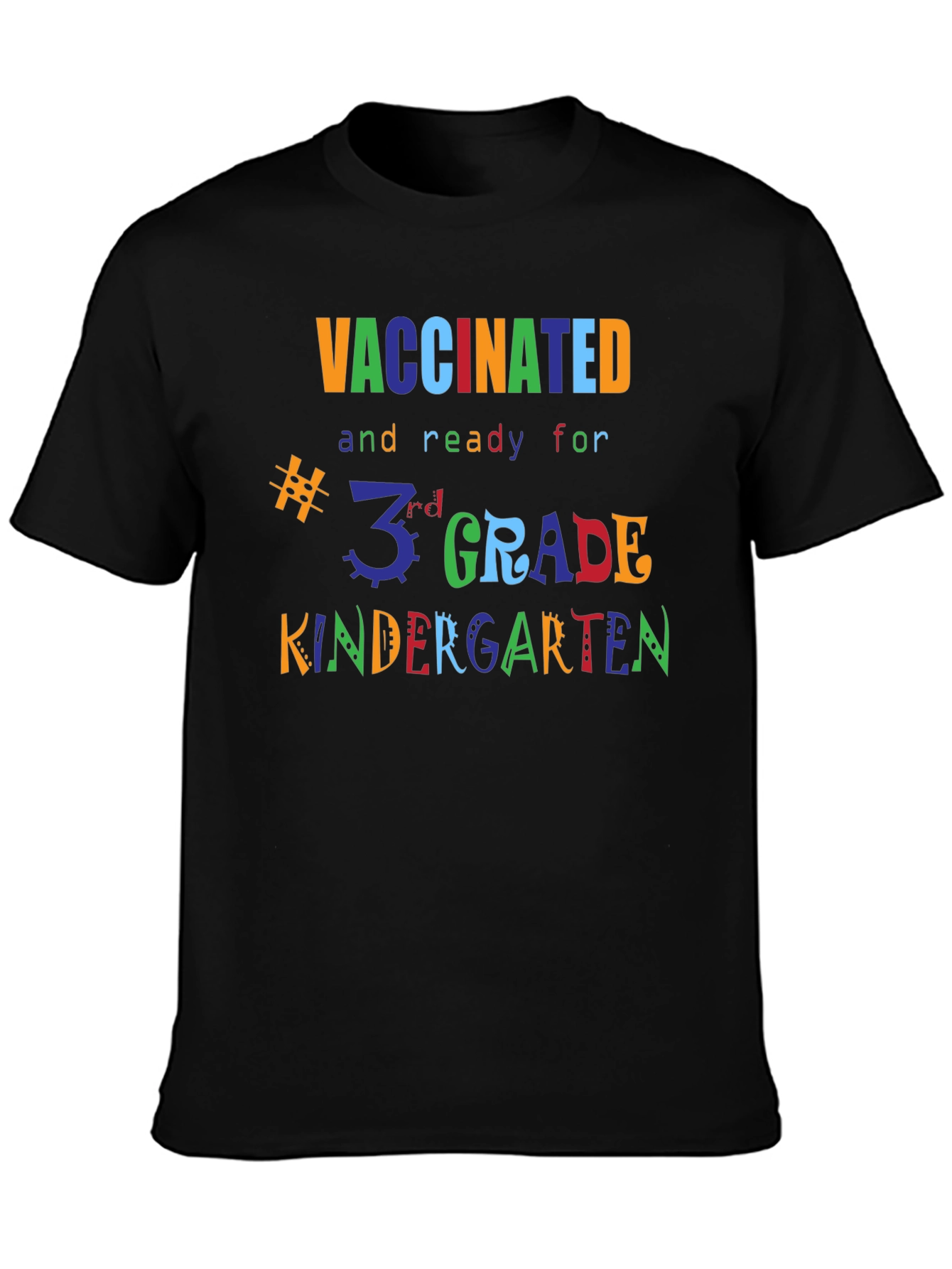 Vaccinated & Ready 3rd Grade Back to School T-Shirt