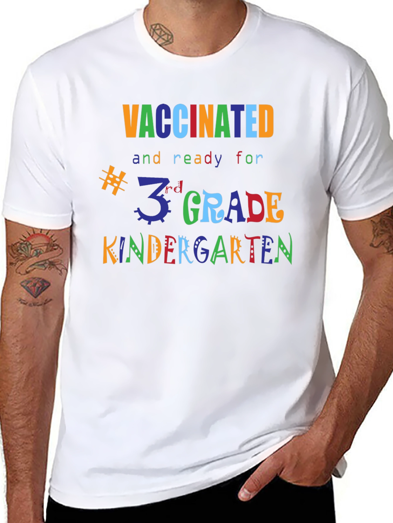Vaccinated & Ready 3rd Grade Back to School T-Shirt