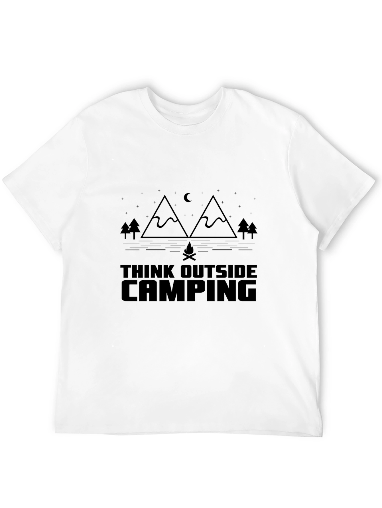 Think Outside Camping Graphic Tee - Adventure Ready!