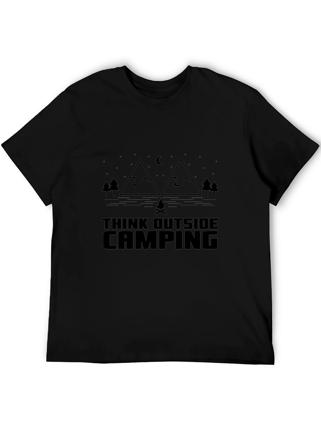 Think Outside Camping Graphic Tee - Adventure Ready!
