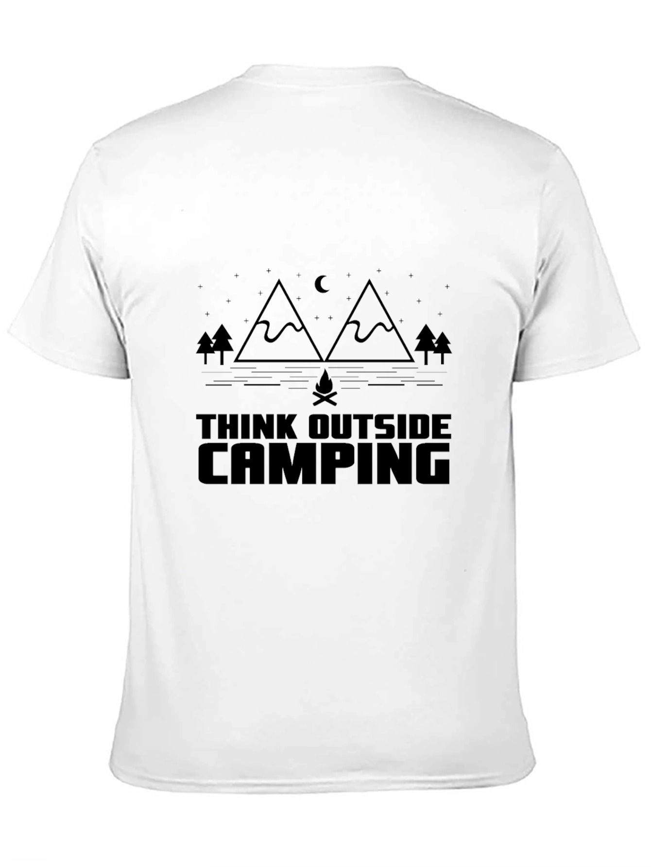 Think Outside Camping Graphic Tee - Adventure Ready!