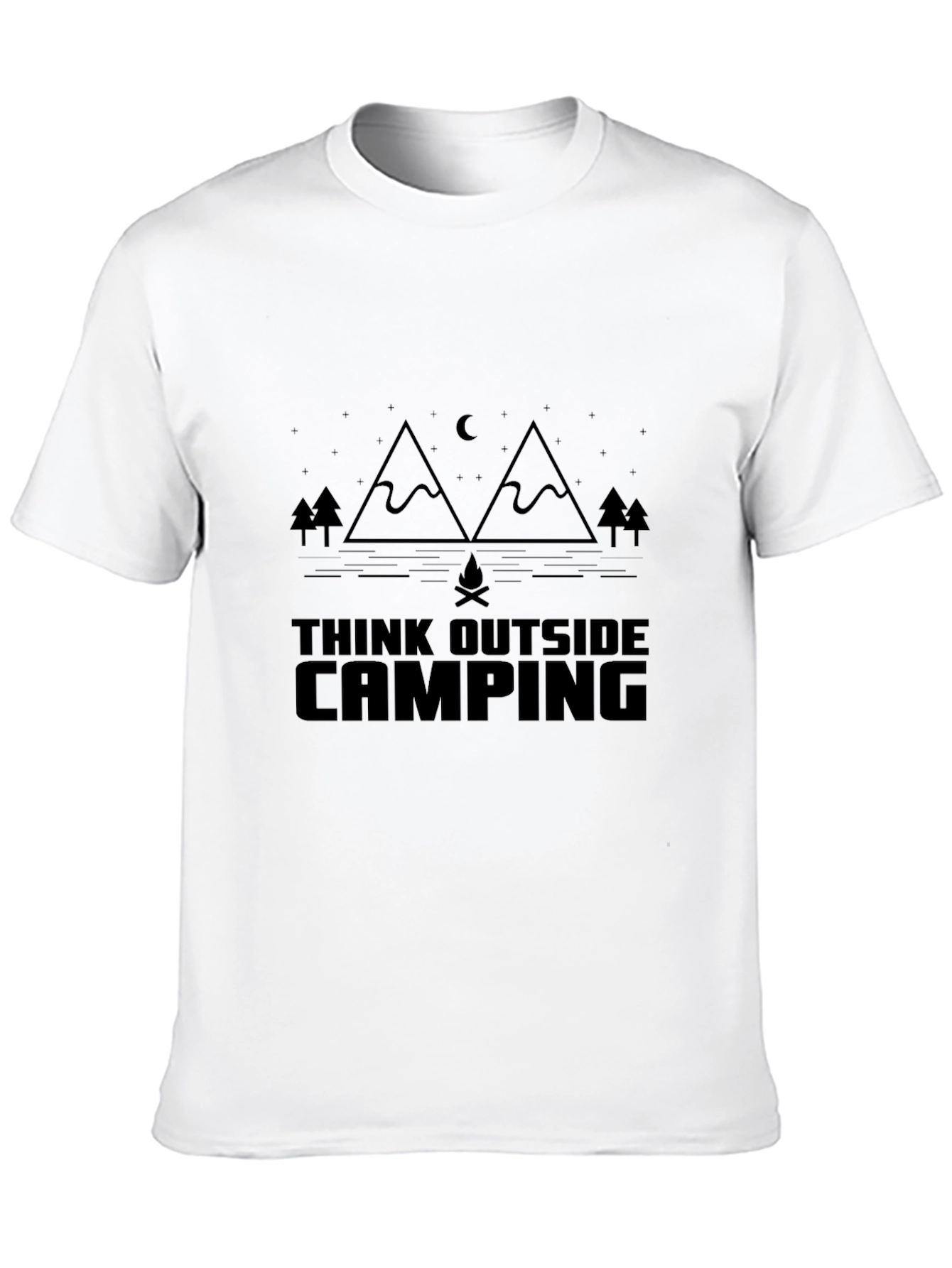 Think Outside Camping Graphic Tee - Adventure Ready!