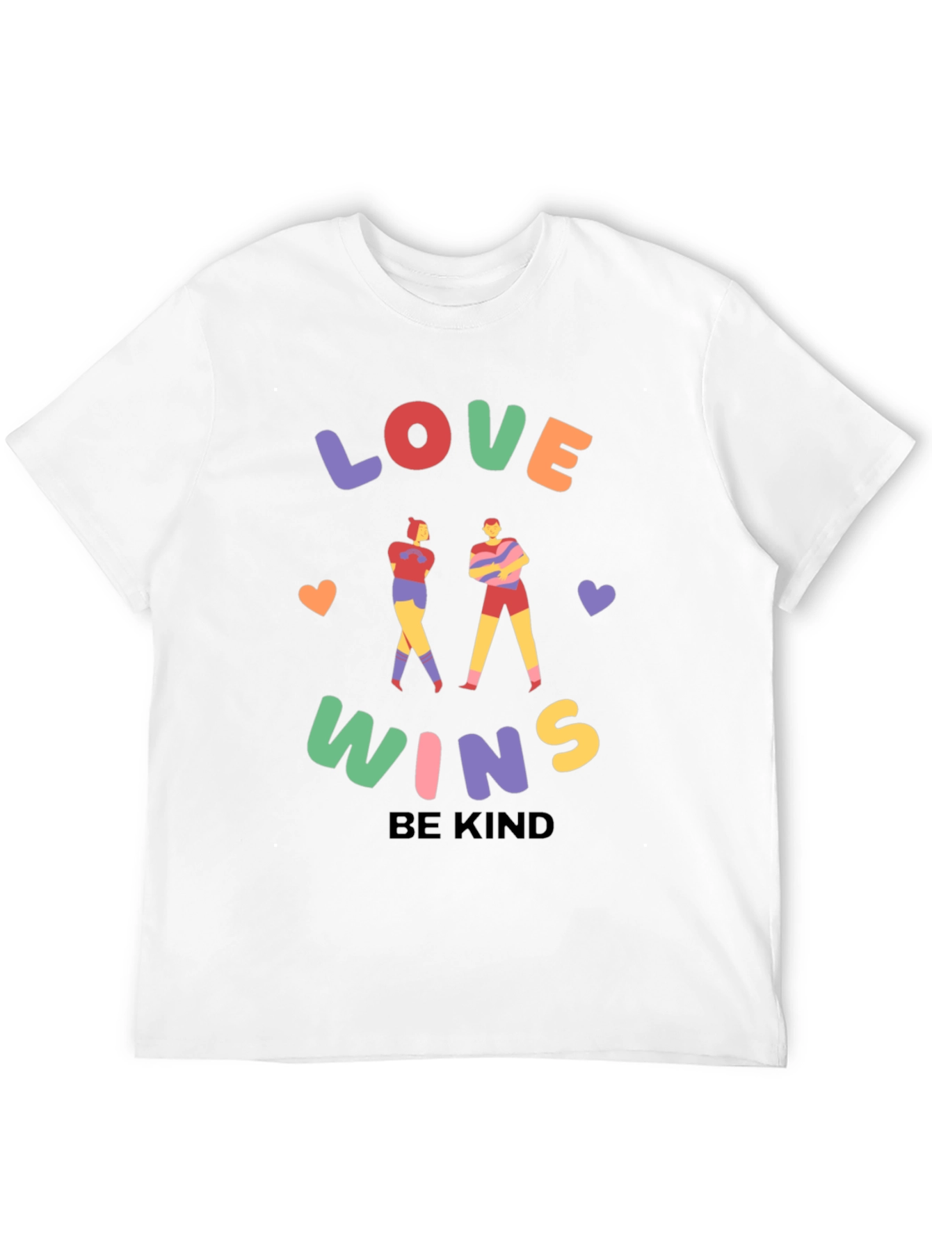 Love Wins Graphic Tee - Be Kind
