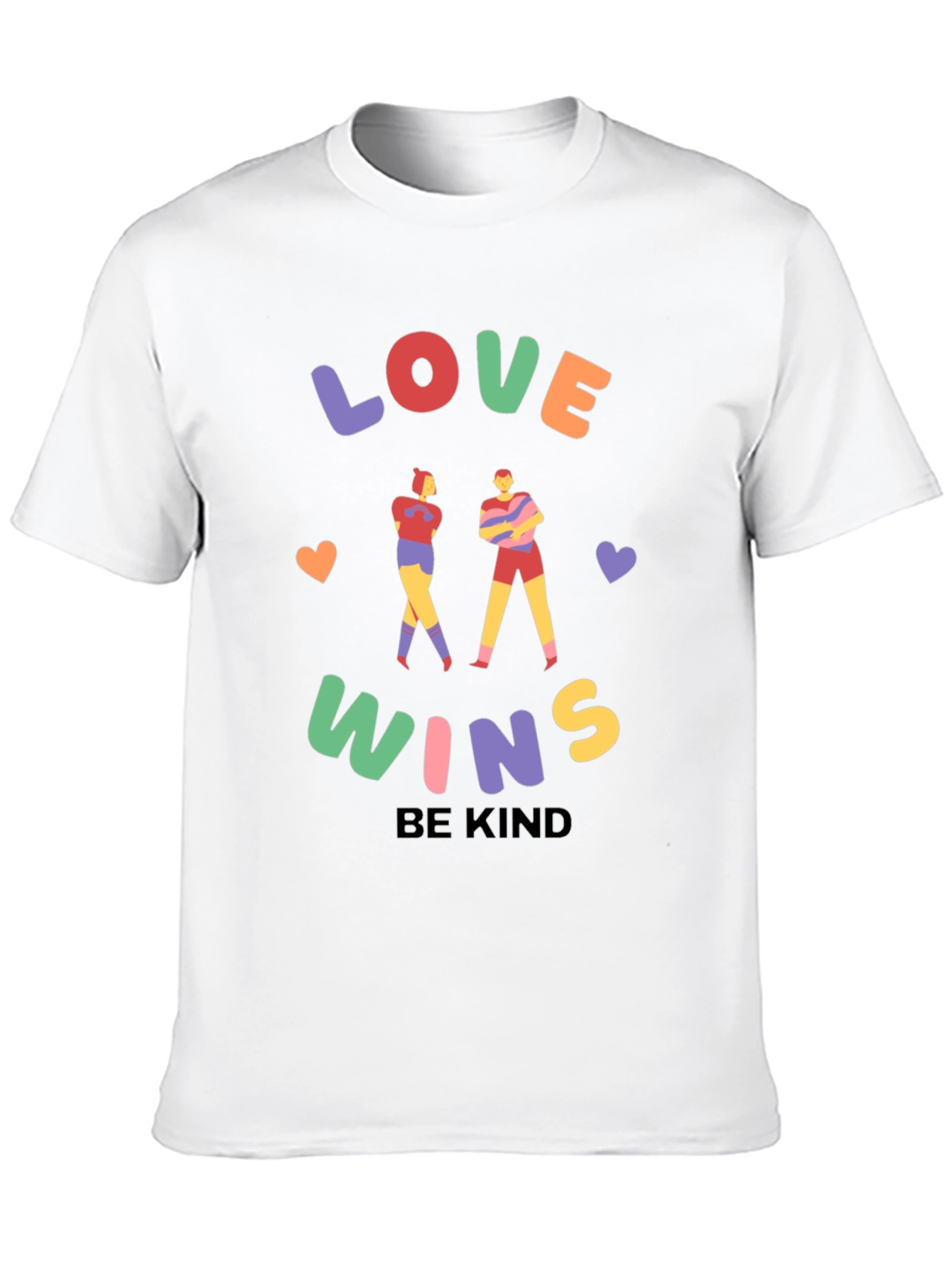 Love Wins Graphic Tee - Be Kind