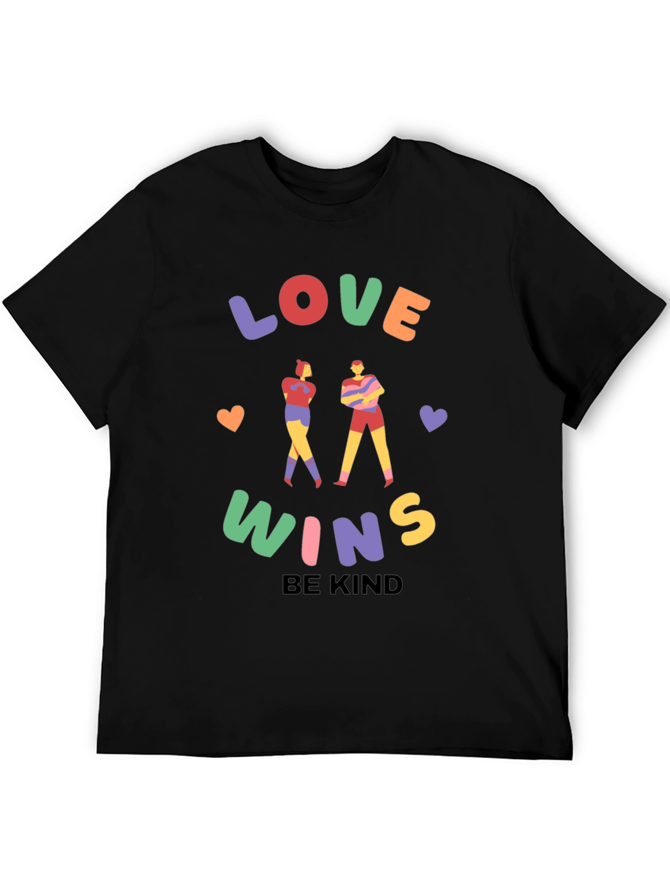 Love Wins Graphic Tee - Be Kind