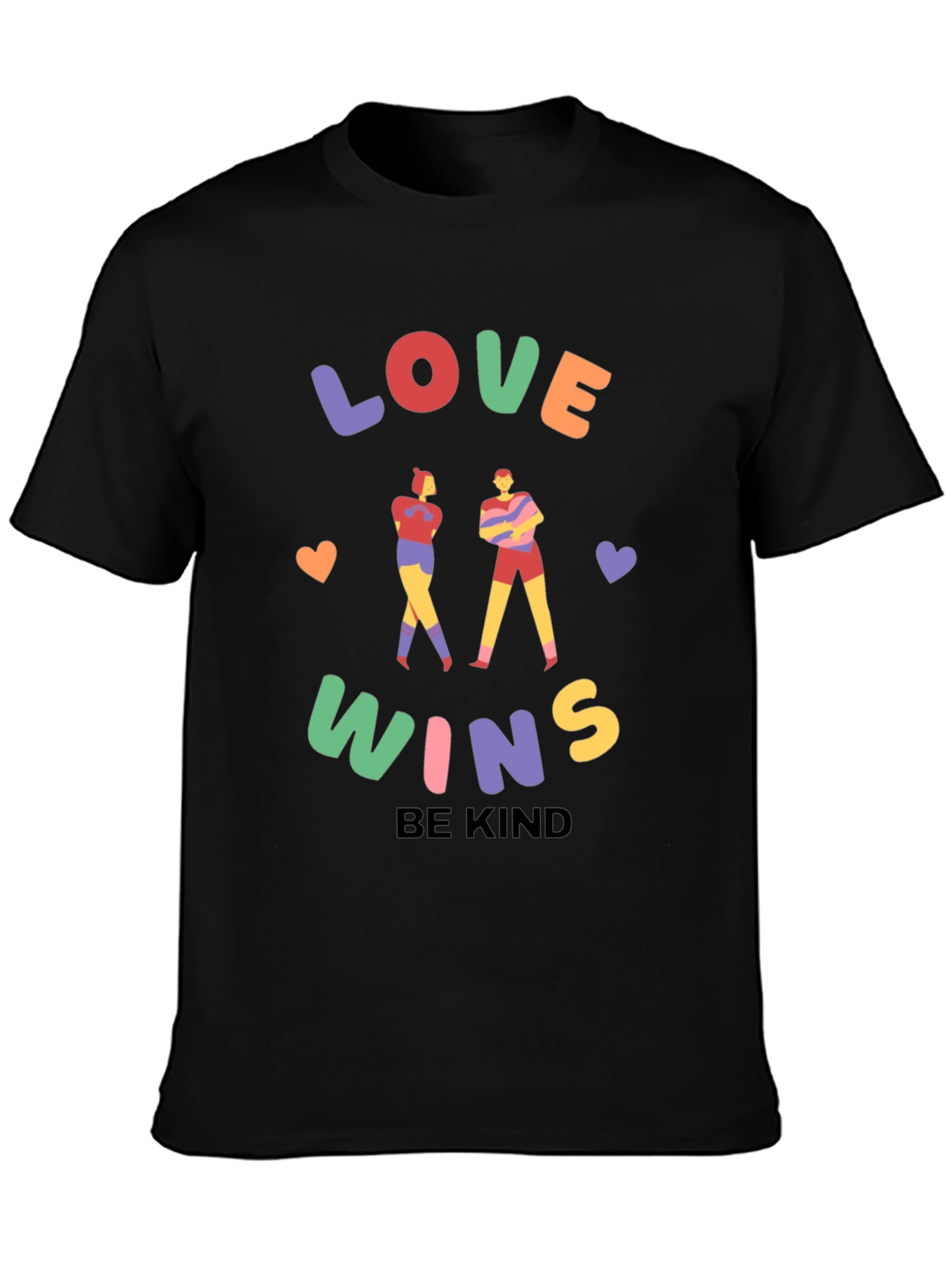 Love Wins Graphic Tee - Be Kind