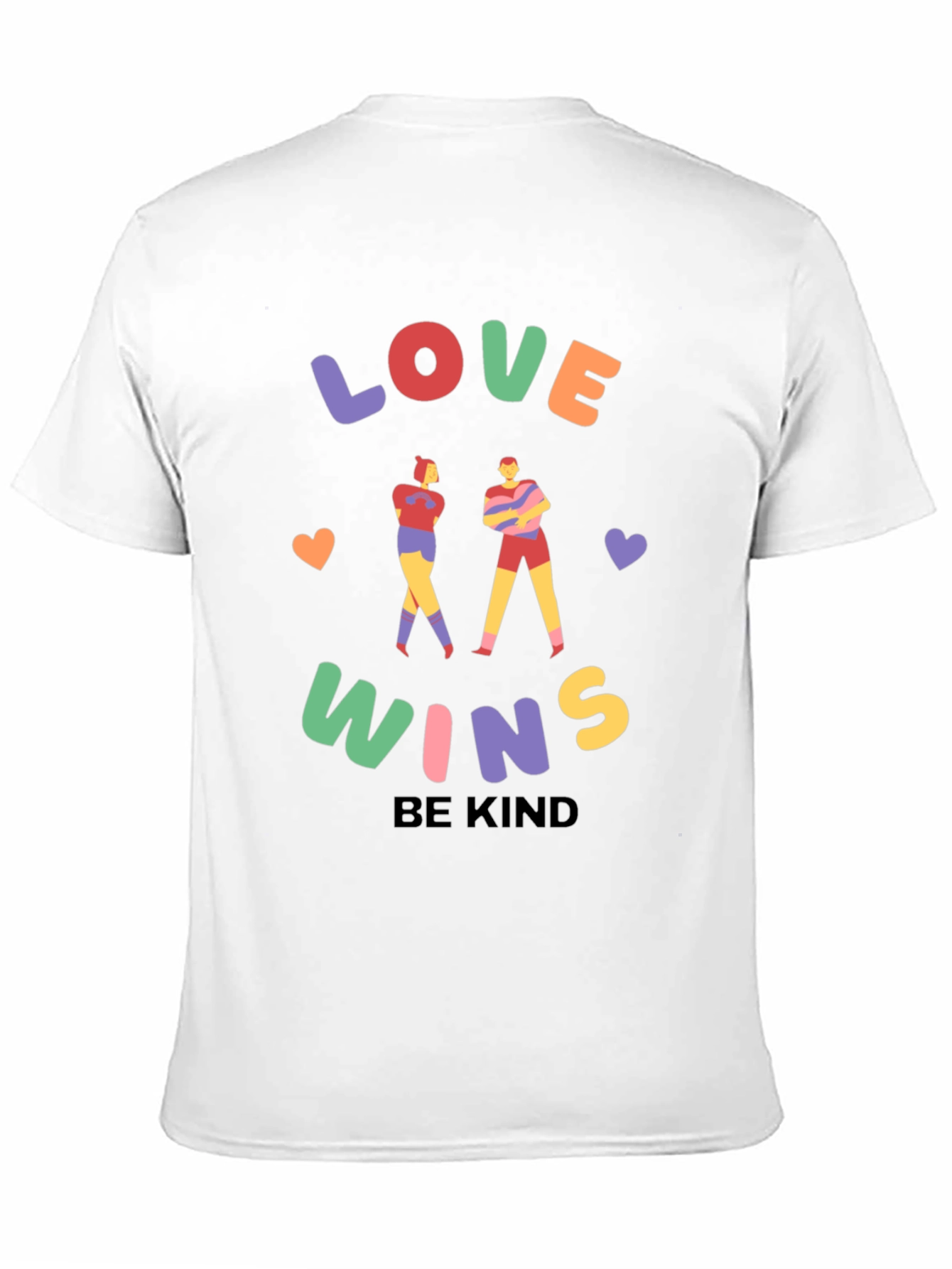 Love Wins Graphic Tee - Be Kind
