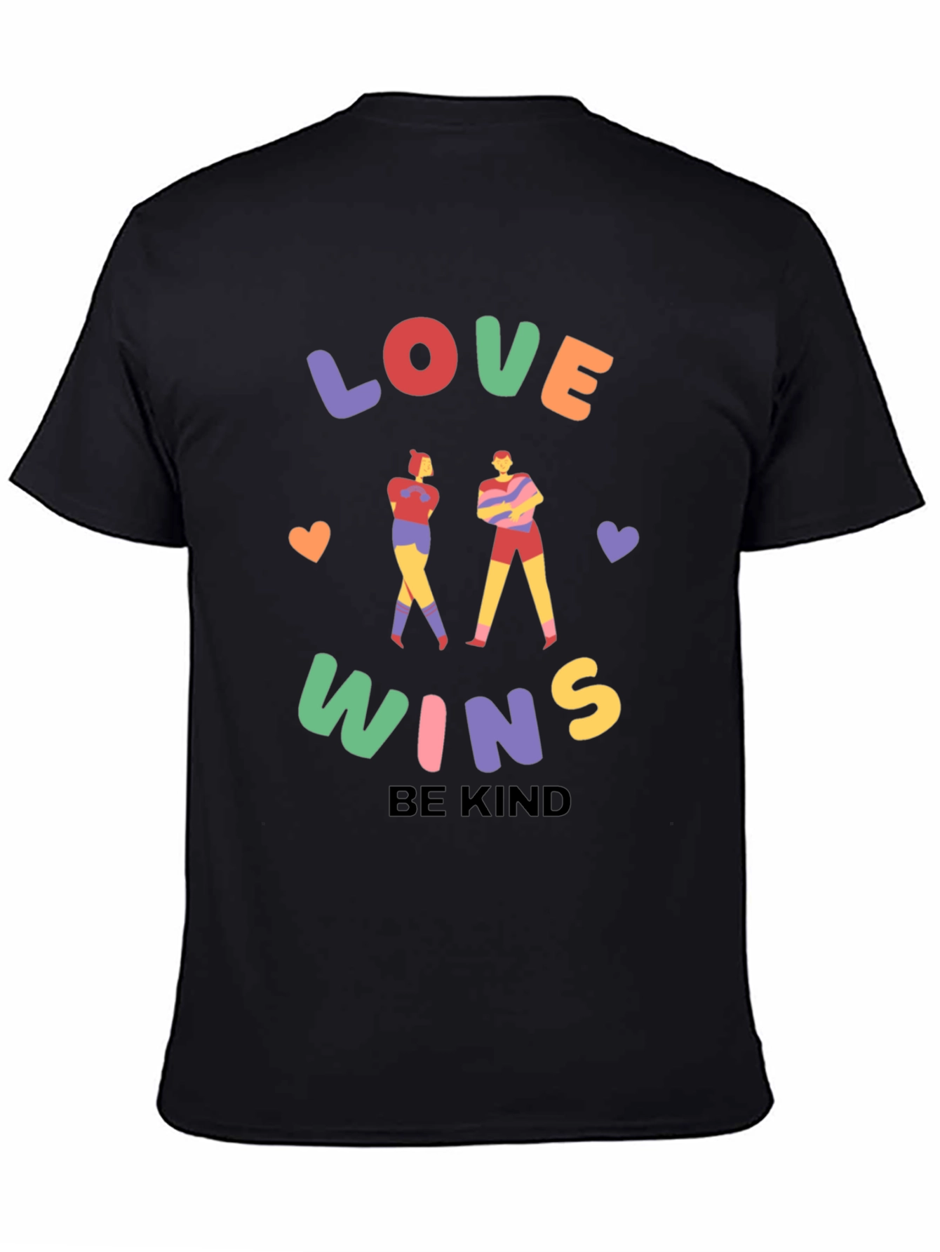 Love Wins Graphic Tee - Be Kind