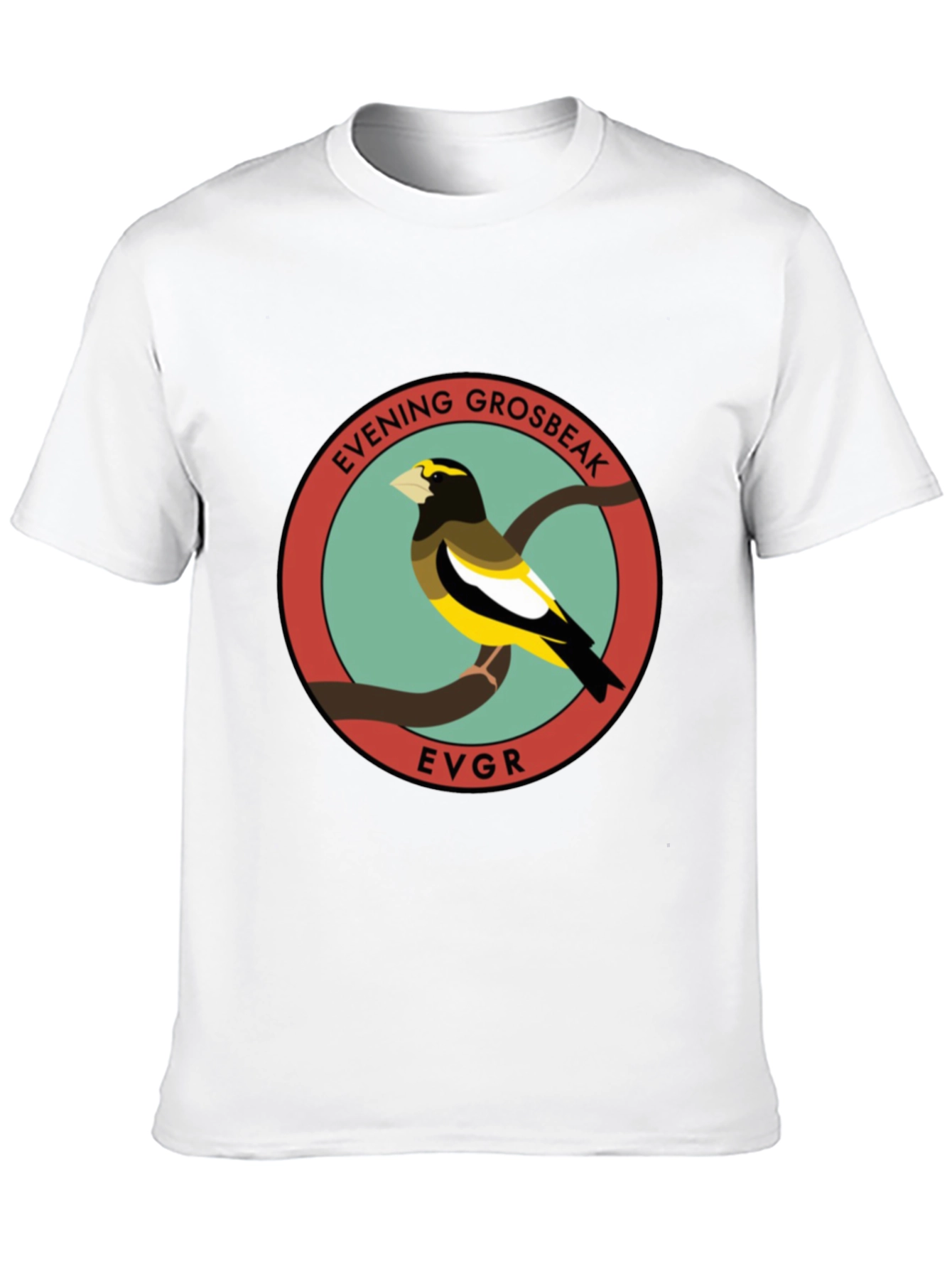Evening Grosbeak EVGR Bird T-Shirt