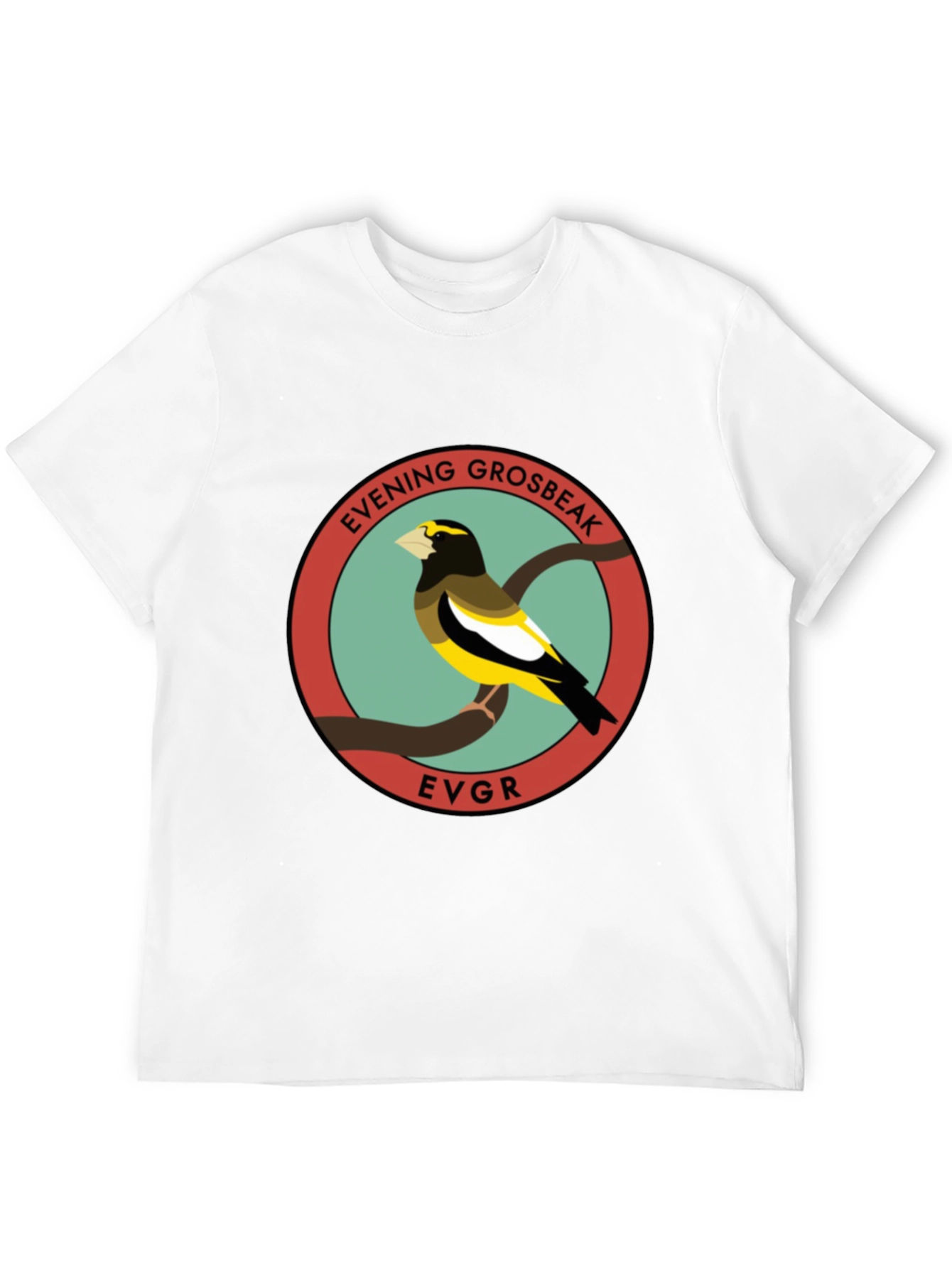 Evening Grosbeak EVGR Bird T-Shirt