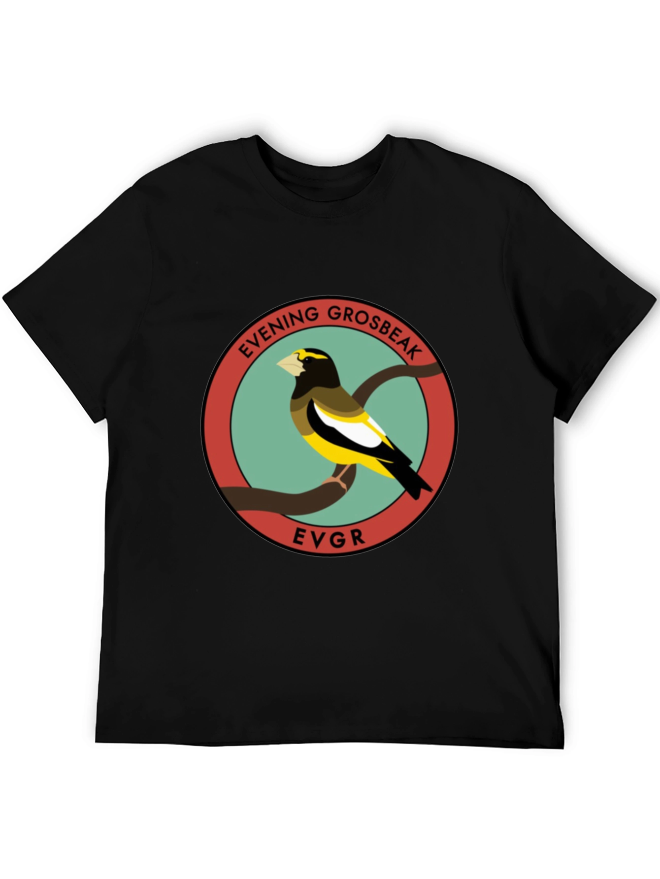 Evening Grosbeak EVGR Bird T-Shirt