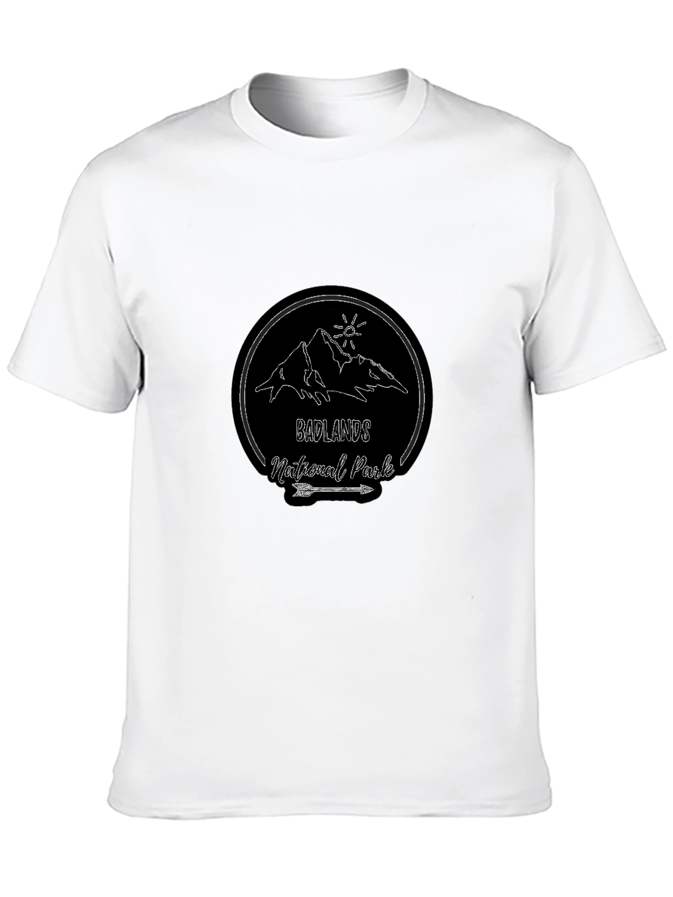Badlands National Park Black T-Shirt