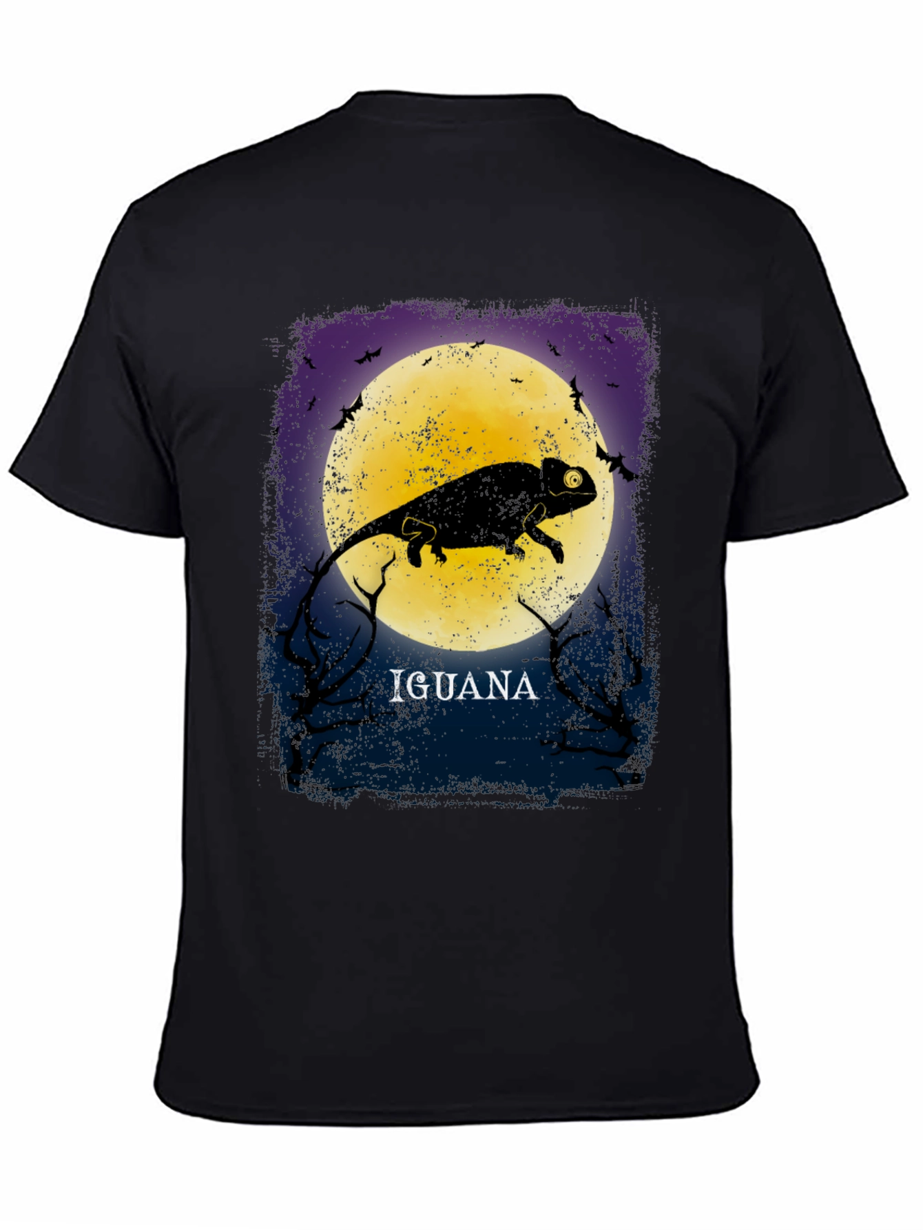 Iguana Moon T-Shirt - Creepy Reptile Design