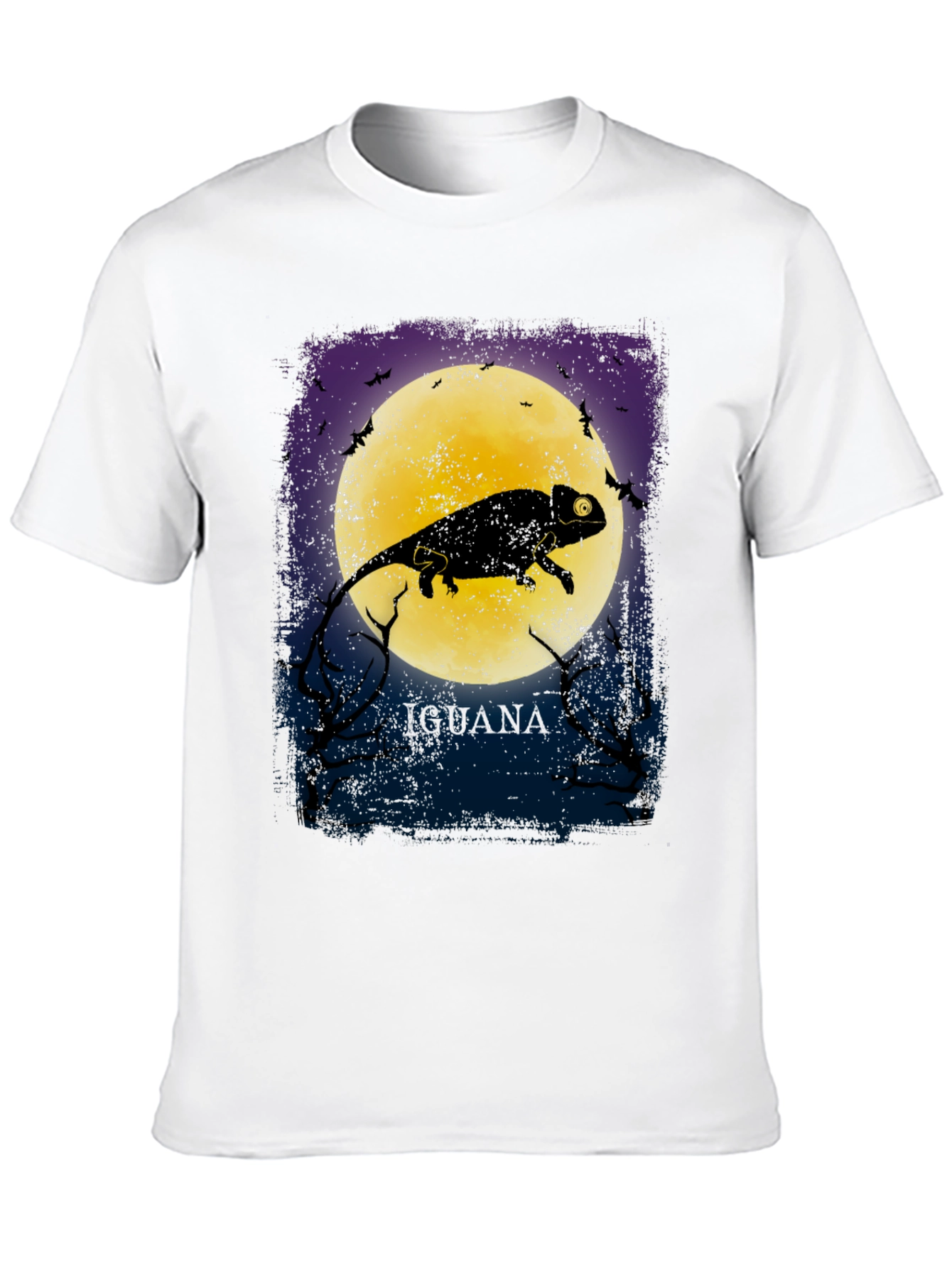 Iguana Moon T-Shirt - Creepy Reptile Design