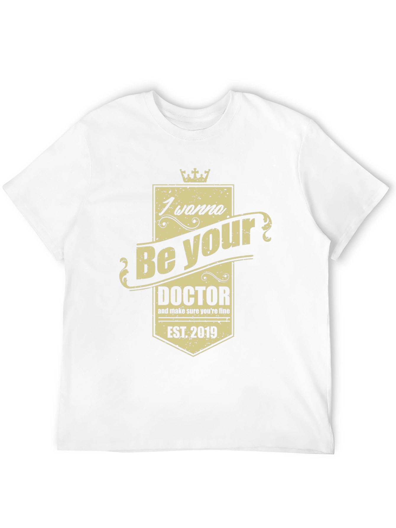 I Wanna Be Your Doctor Black Graphic Tee