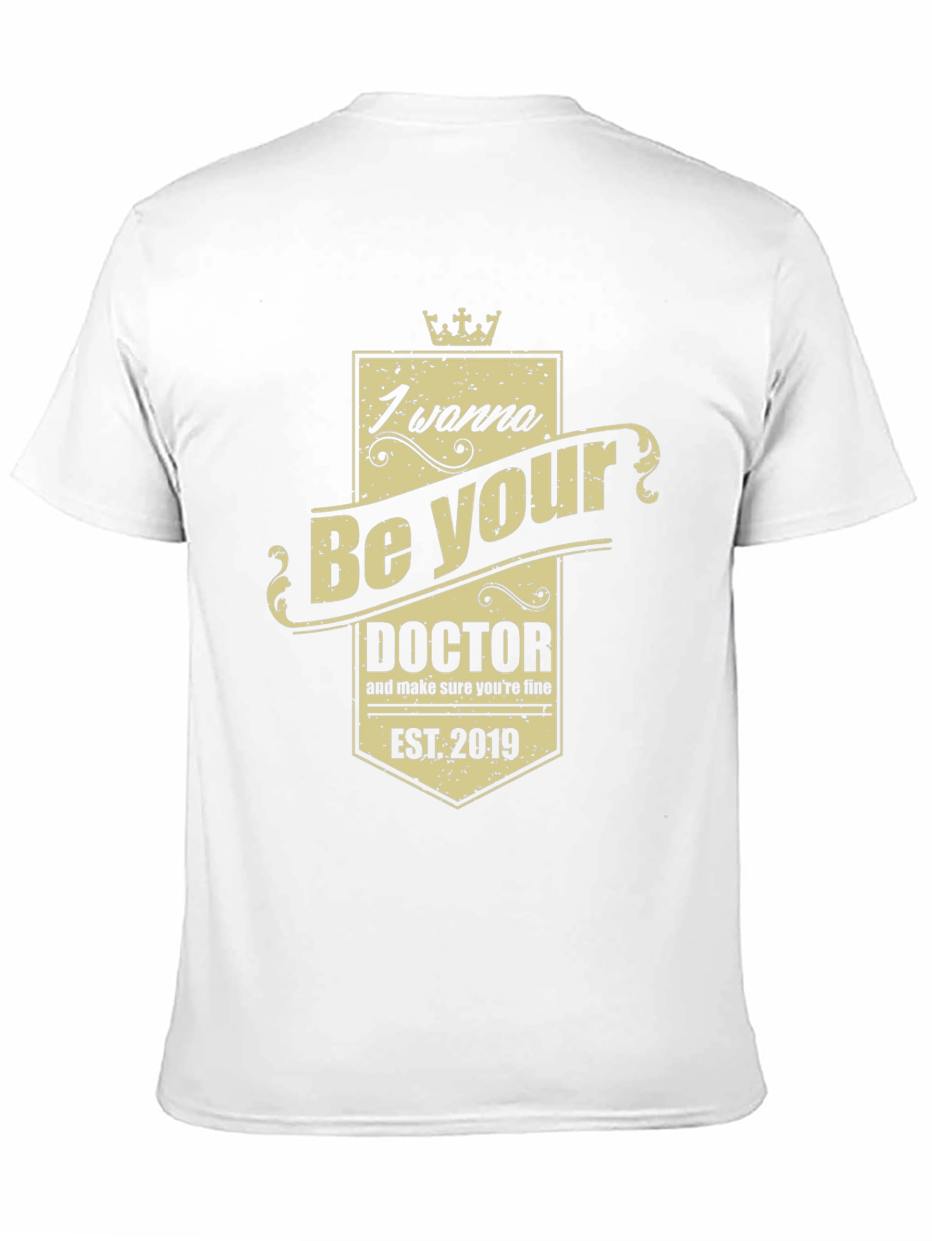 I Wanna Be Your Doctor Black Graphic Tee