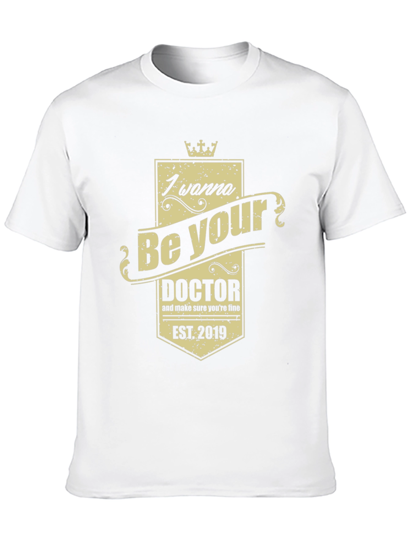 I Wanna Be Your Doctor Black Graphic Tee