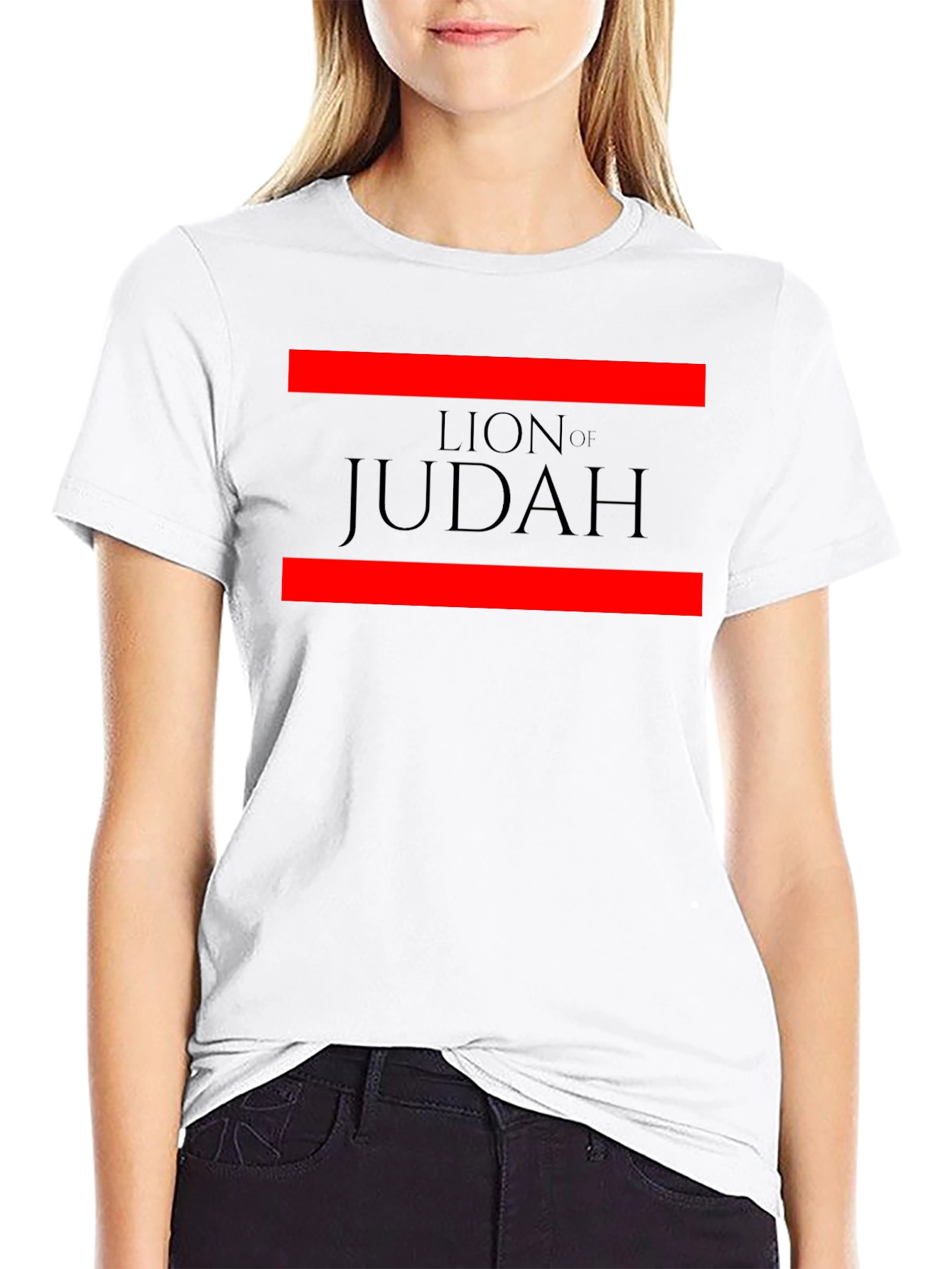 Lion of Judah Graphic Tee - Black Cotton Blend