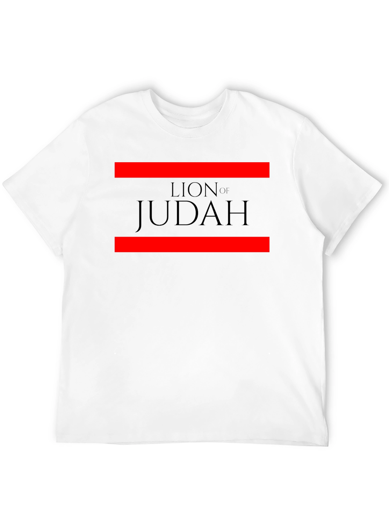 Lion of Judah Graphic Tee - Black Cotton Blend