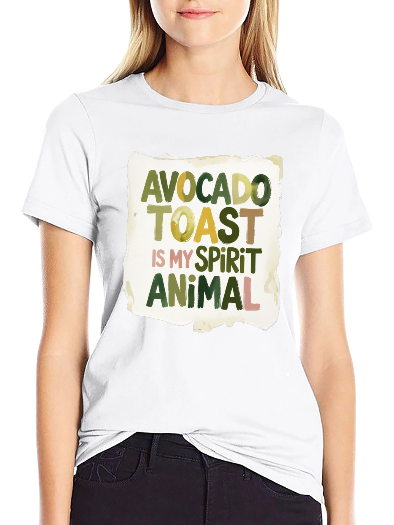 Avocado Toast Spirit Animal Graphic T-Shirt