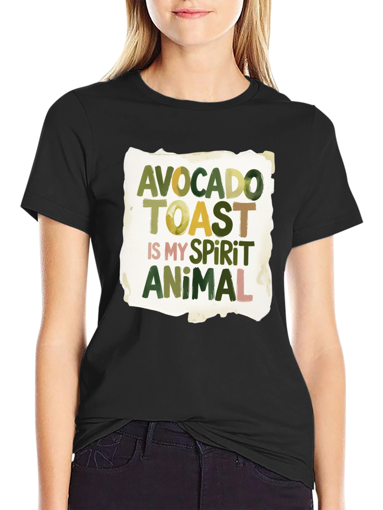 Avocado Toast Spirit Animal Graphic T-Shirt