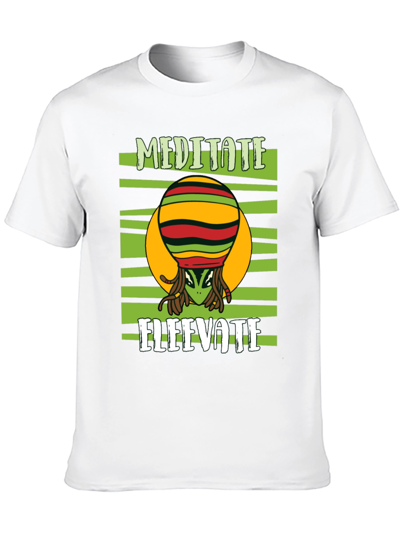 Meditate Elevate Alien Graphic Tee
