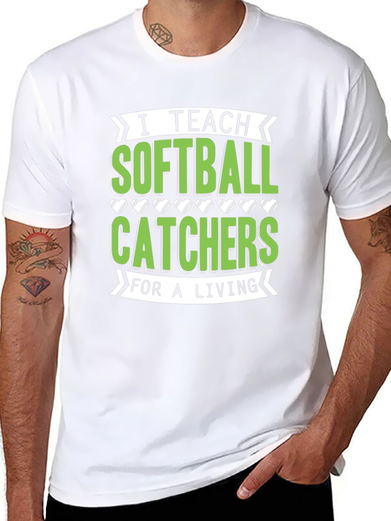 I Teach Softball Catchers T-Shirt