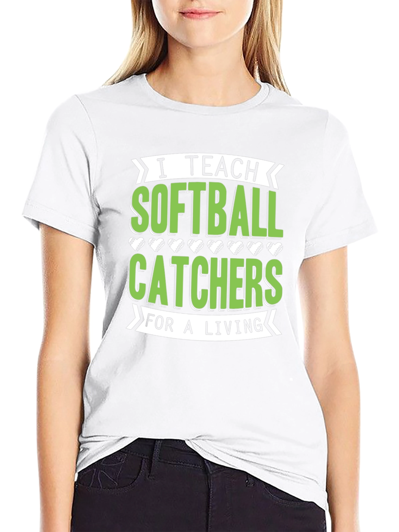 I Teach Softball Catchers T-Shirt