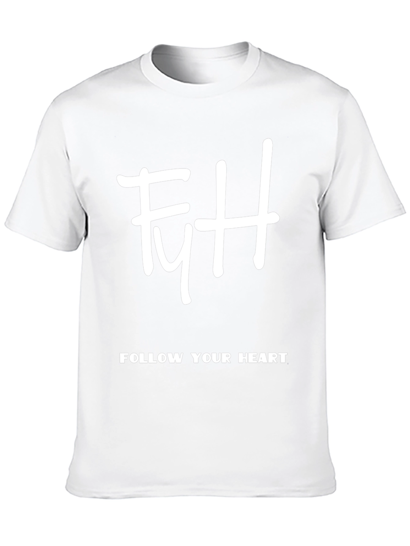 Follow Your Heart T-Shirt - Stylish Black Tee